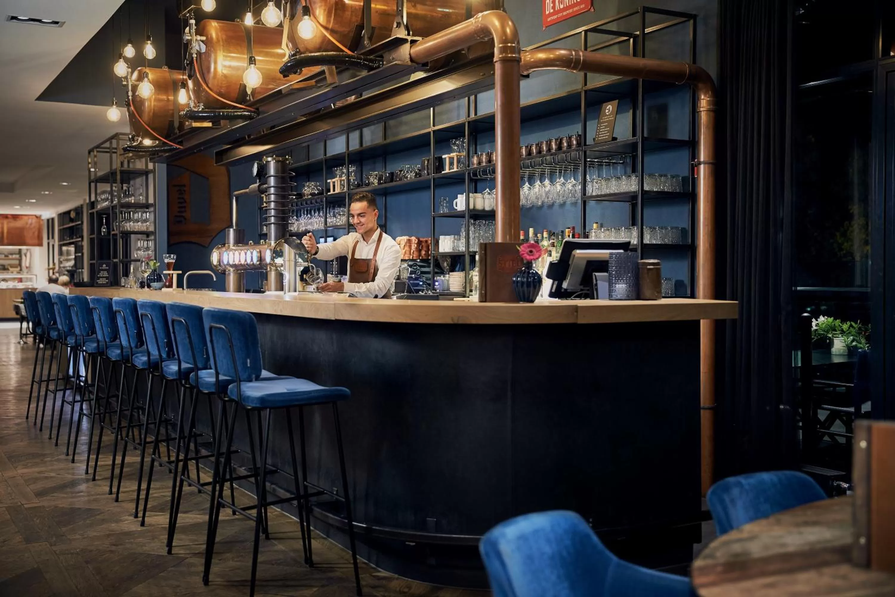 Lounge or bar in Van der Valk Hotel Antwerpen