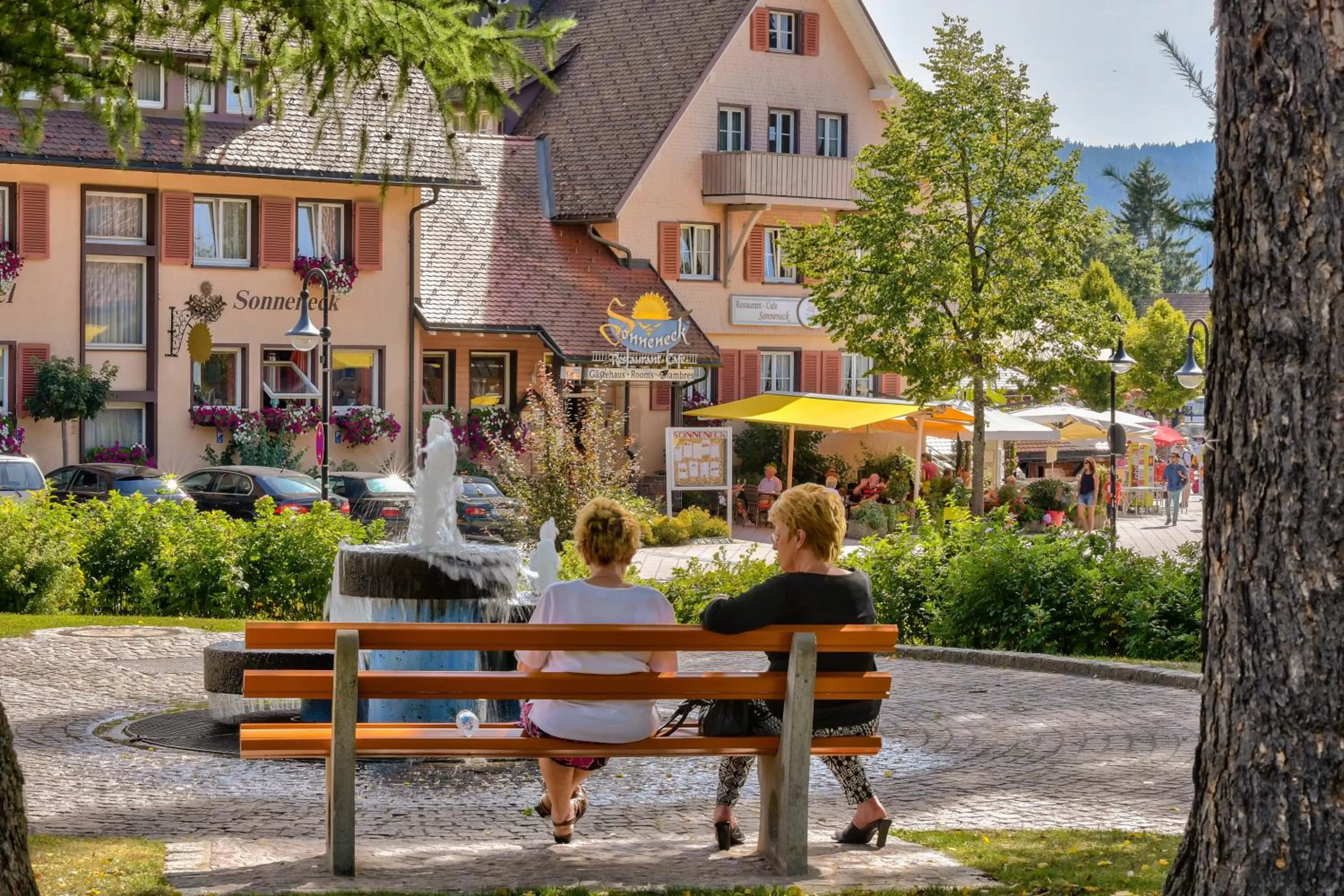 Patio in Hotel Sonneneck Titisee -Adults Only-