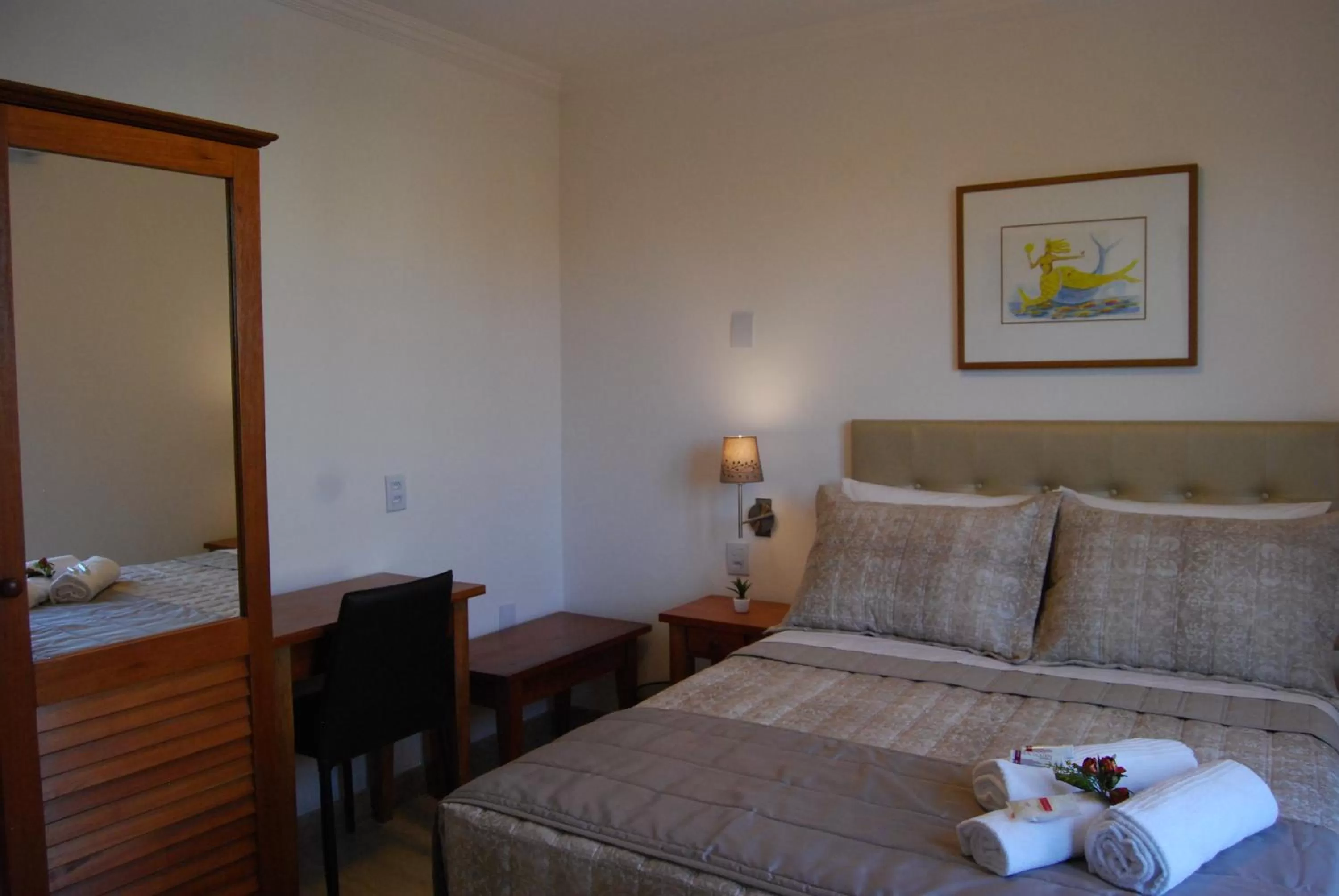 Decorative detail, Bed in Pousada Bahia Pelô