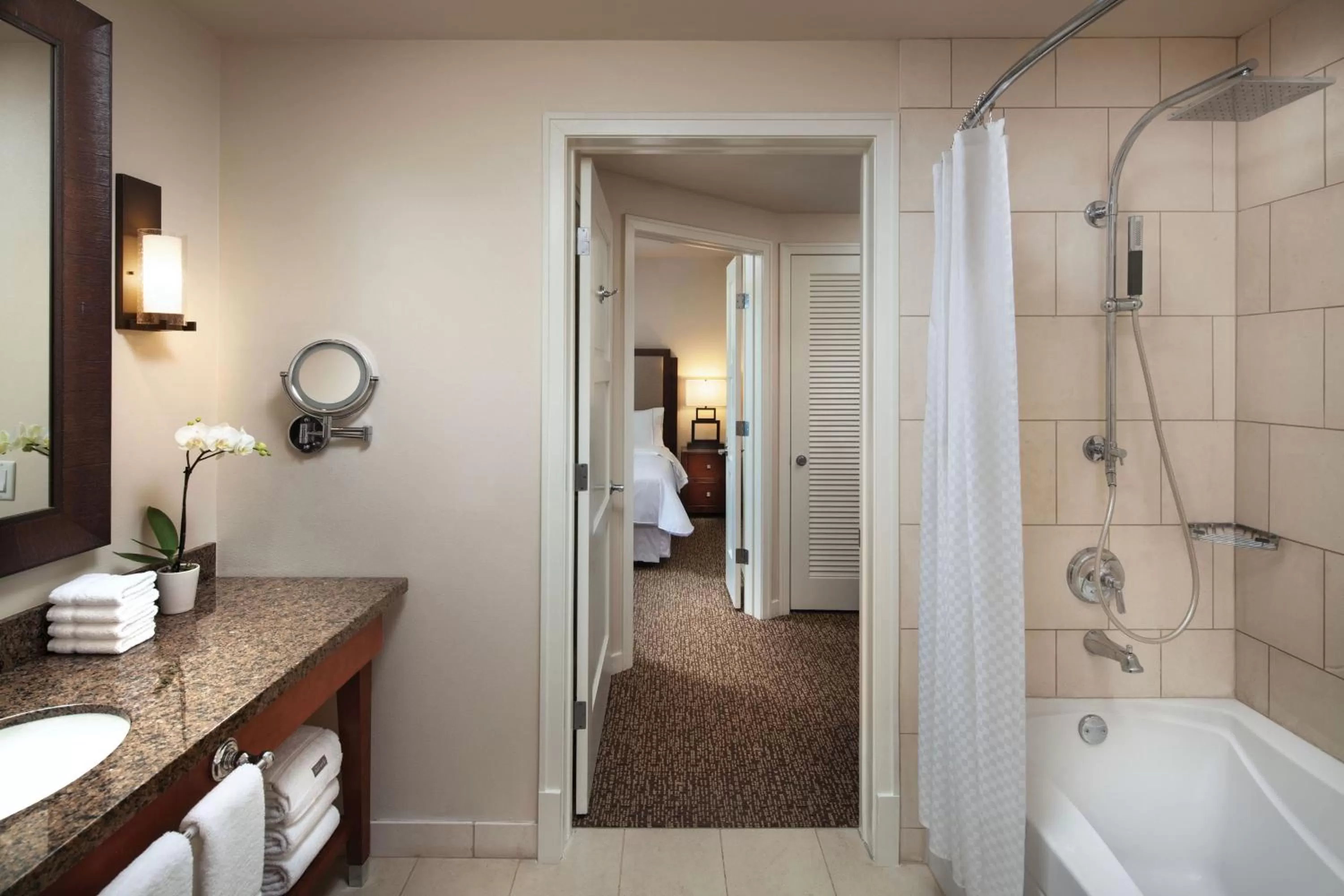 One-Bedroom Smaller Villa with Balcony and Adapted Tub - Mobility Accessible in The Westin Desert Willow Villas, Palm Desert