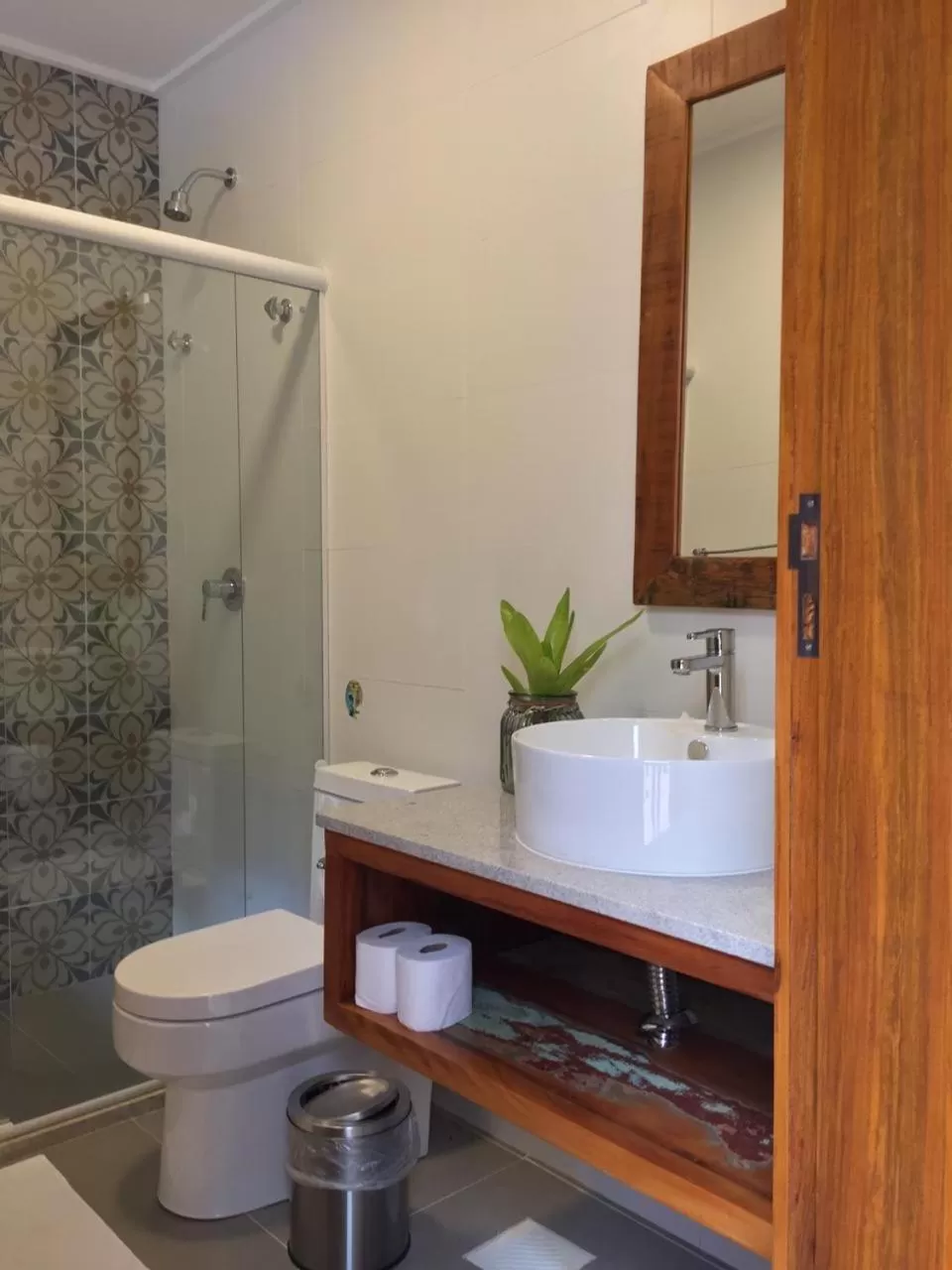 Bathroom in Pousada Vila do Loro