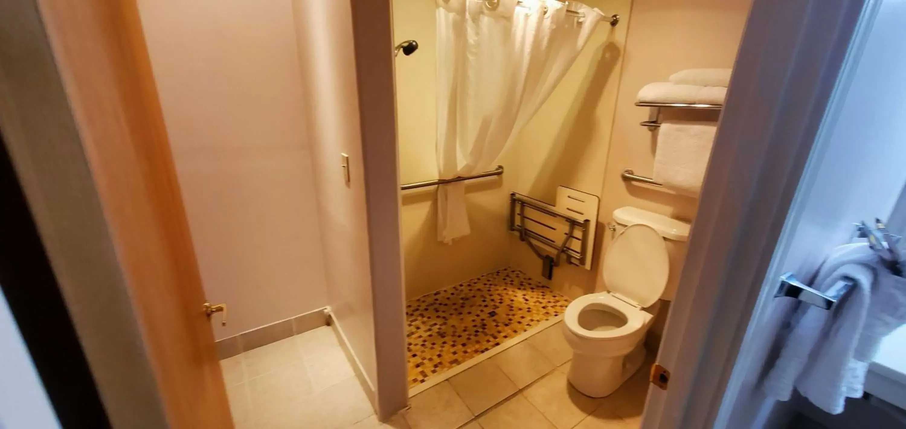 Queen Room with Roll-In Shower - Disability Access/Non-Smoking in Best Western Plus Northwoods Inn Queen Room with Roll-In Shower - Disability Access/Non-Smoking in Best Western Plus Northwoods Inn