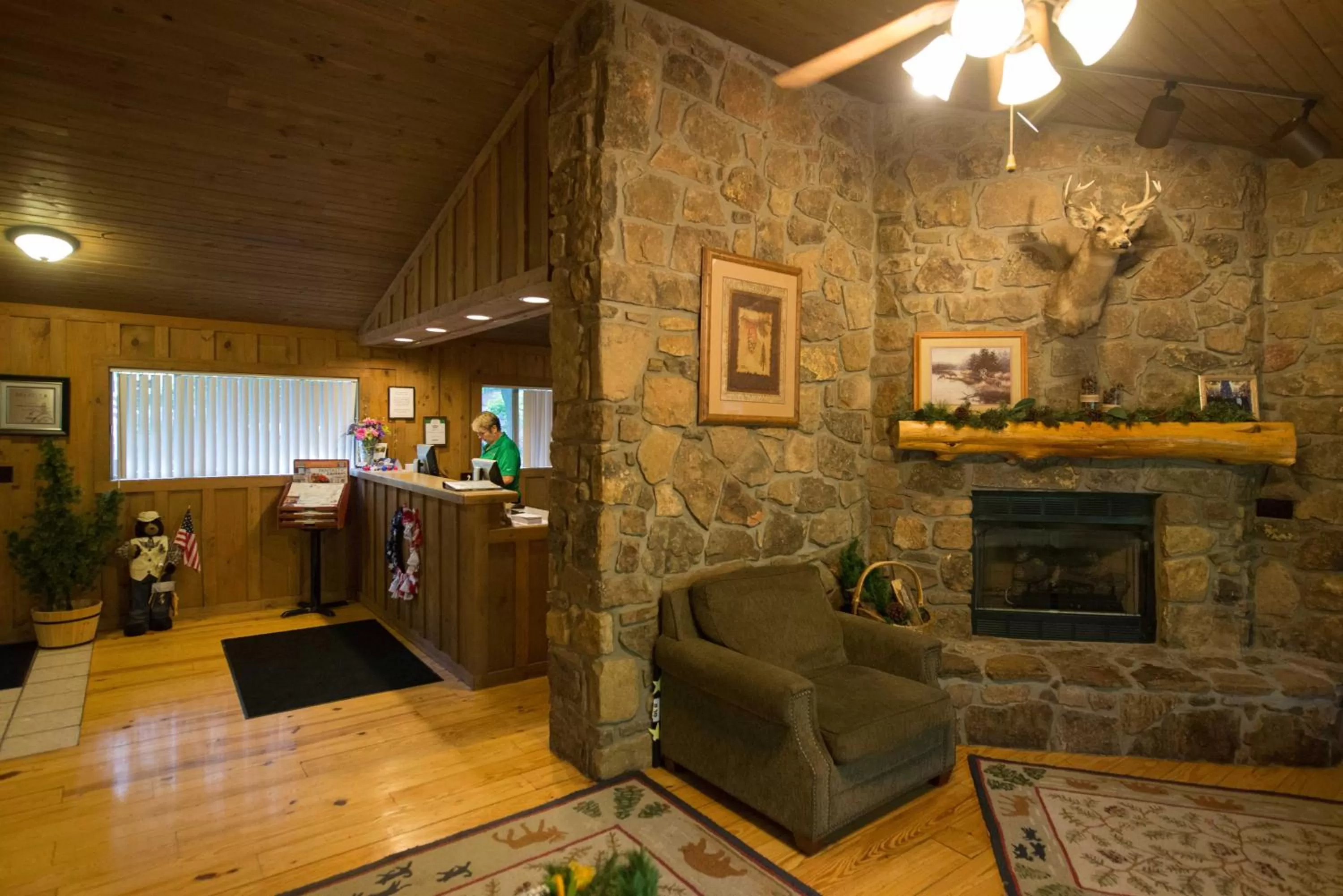 Lobby or reception in Cabins at Green Mountain, Trademark Collection by Wyndham
