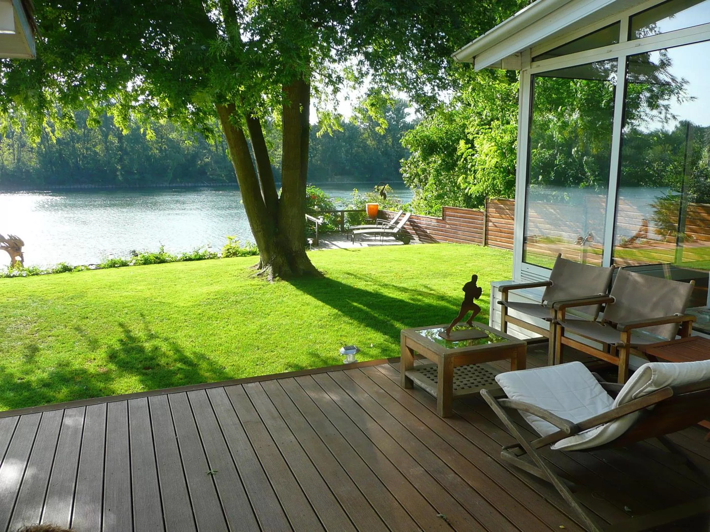 River view in B&B Garonnella