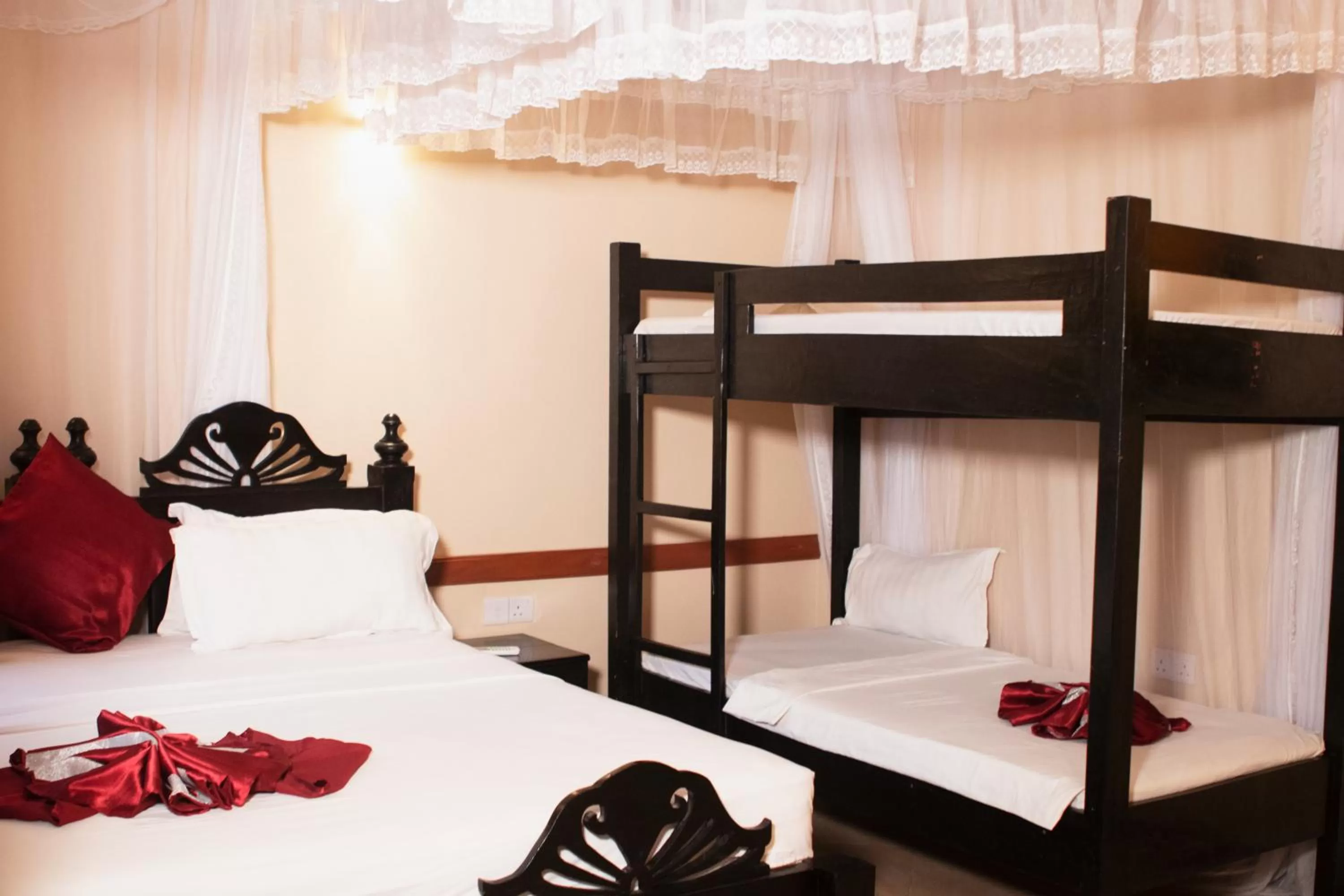 Bed in Kijiji Beach Resort