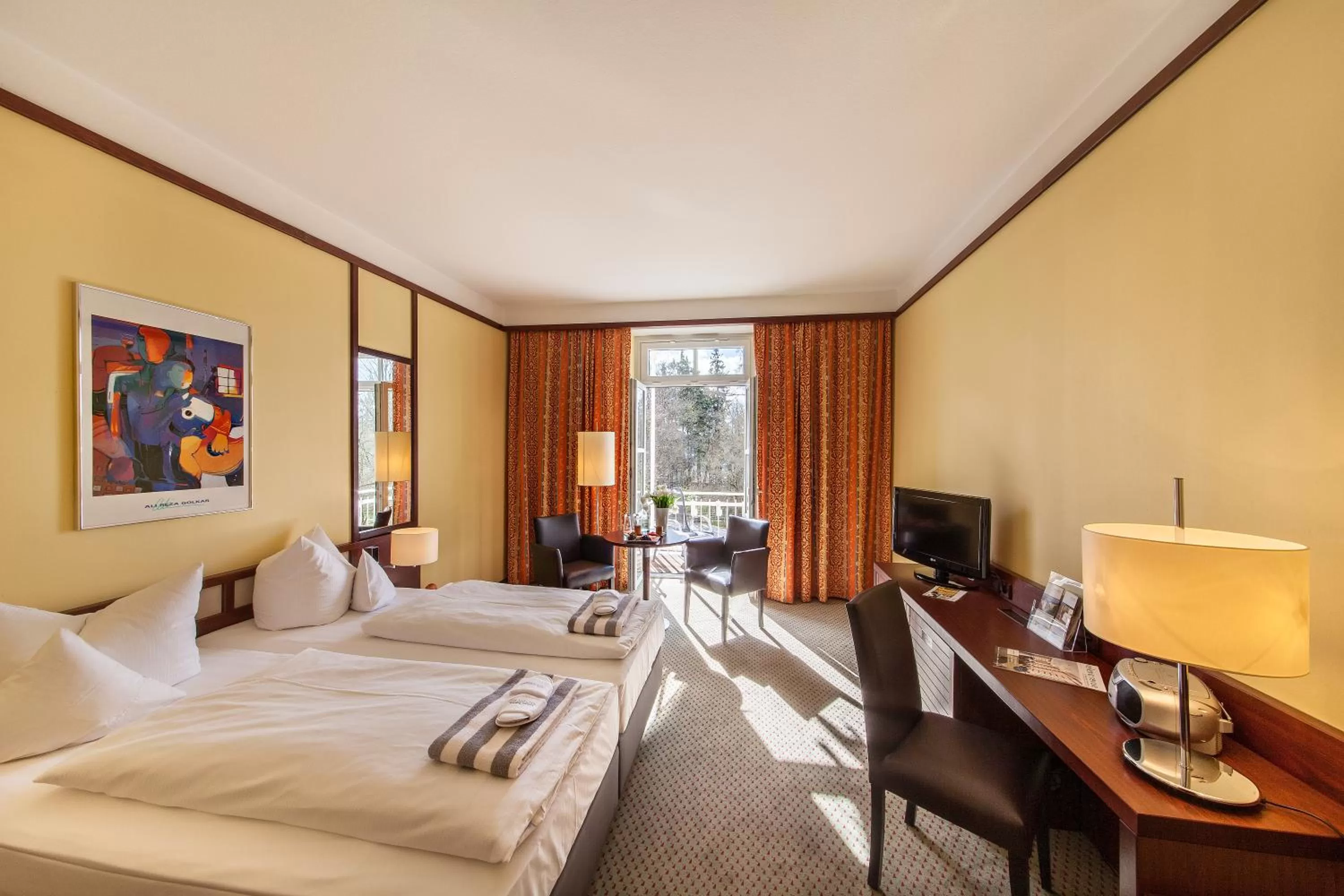 Photo of the whole room, Bed in relexa hotel Bad Steben