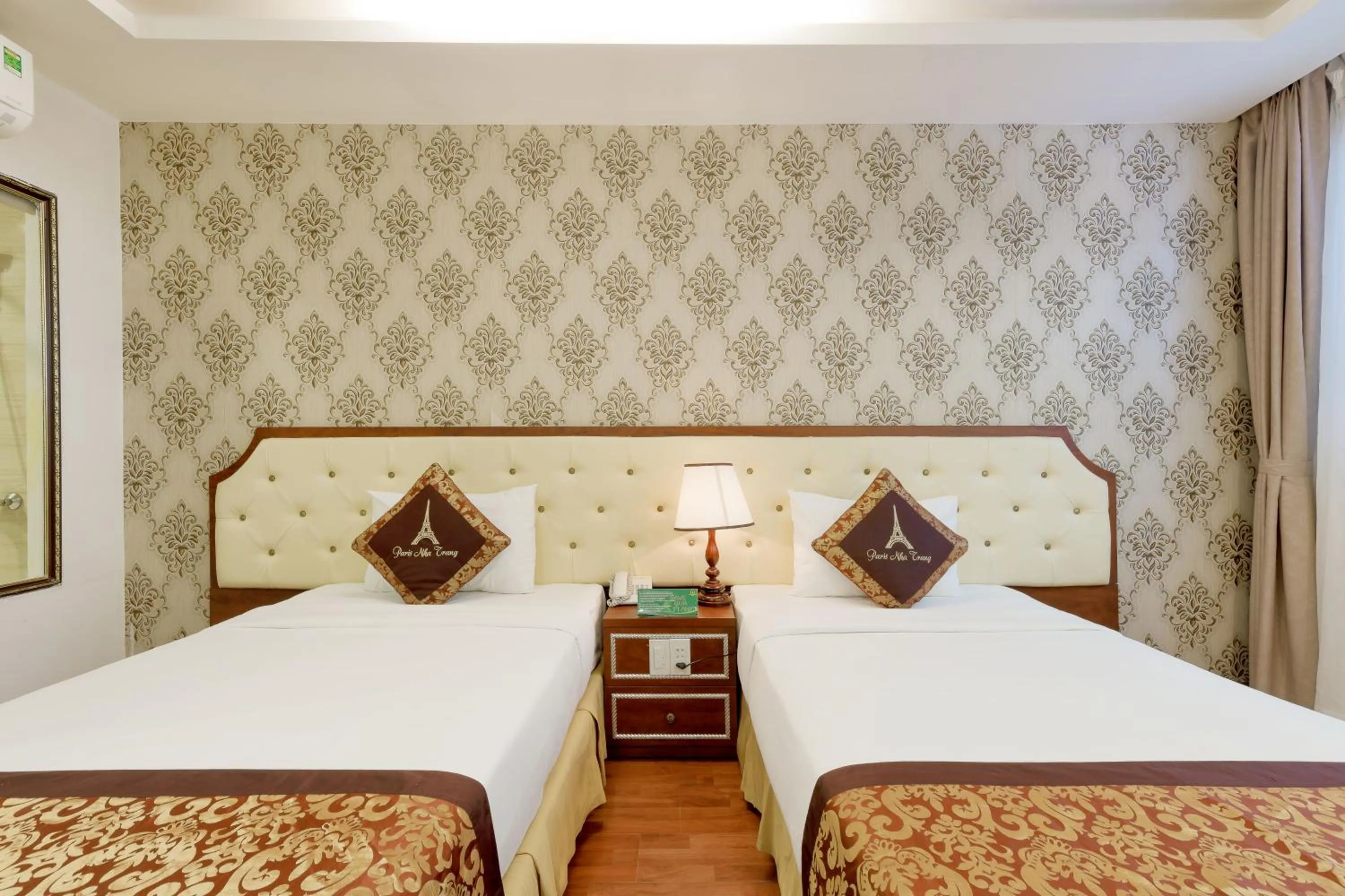 Bed in Paris Luxury Hotel & Apartment Nha Trang
