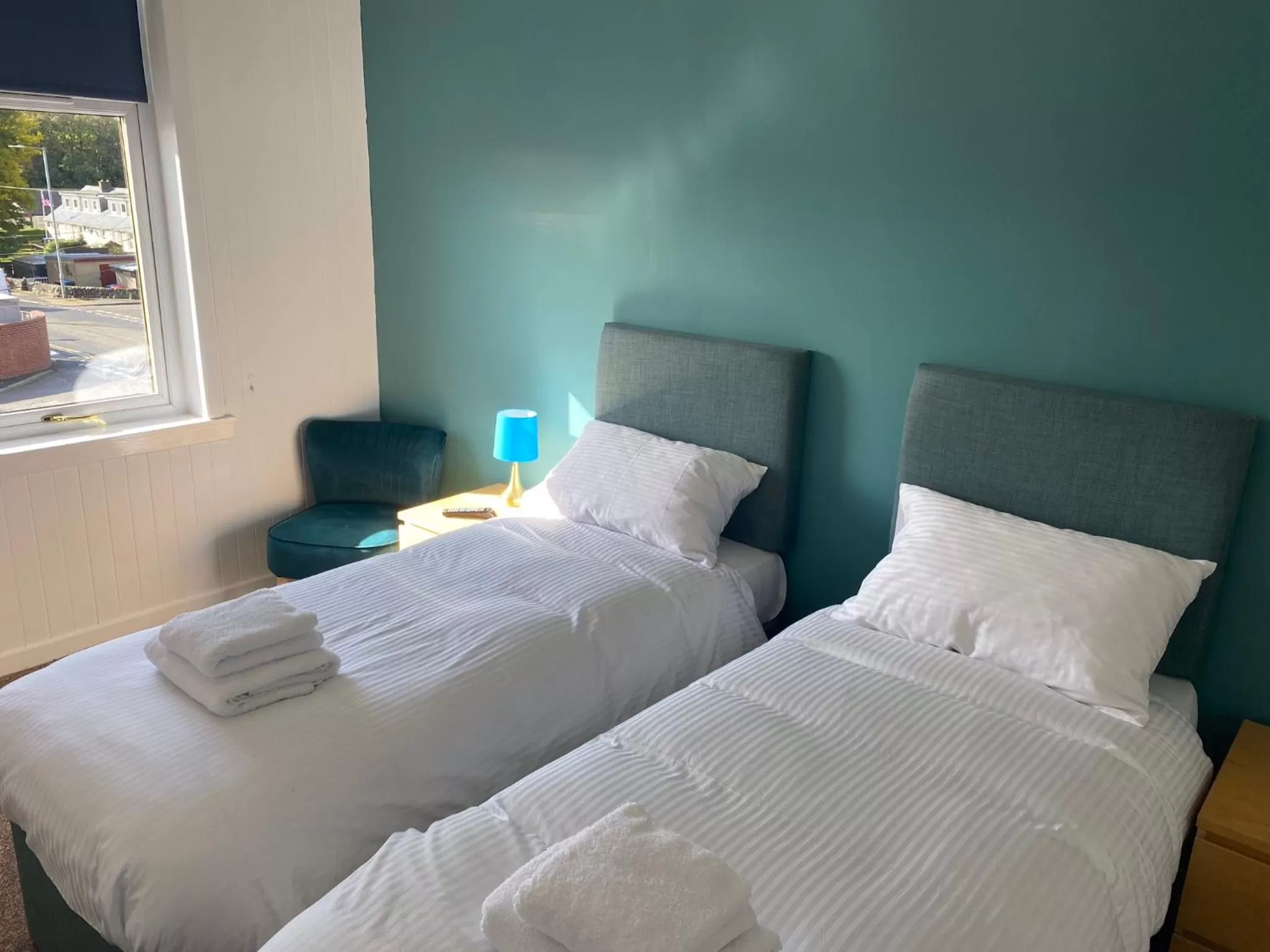 Bed in Queensberry arms hotel