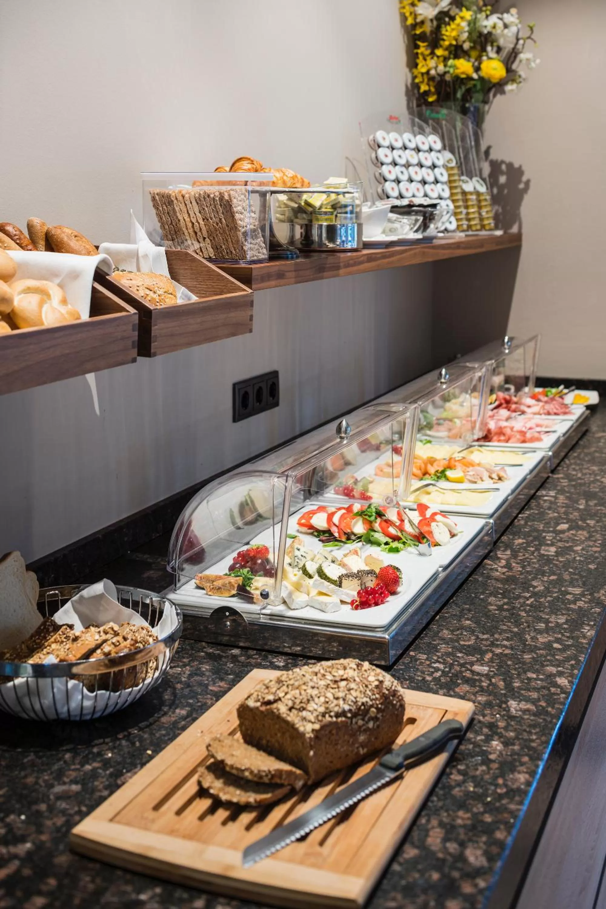 Buffet breakfast in Hotel Turmhof