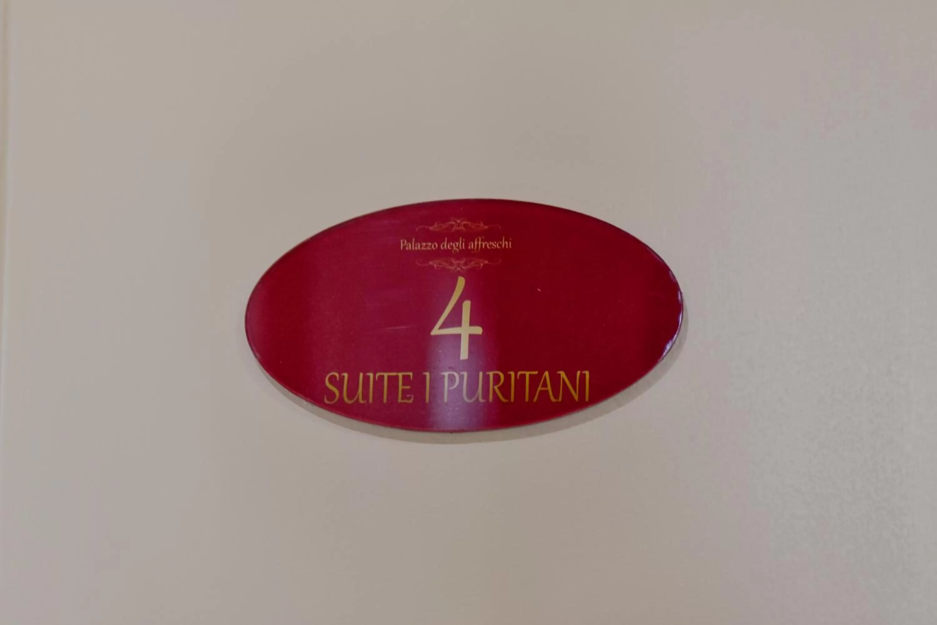 Logo/Certificate/Sign in Palazzo degli Affreschi