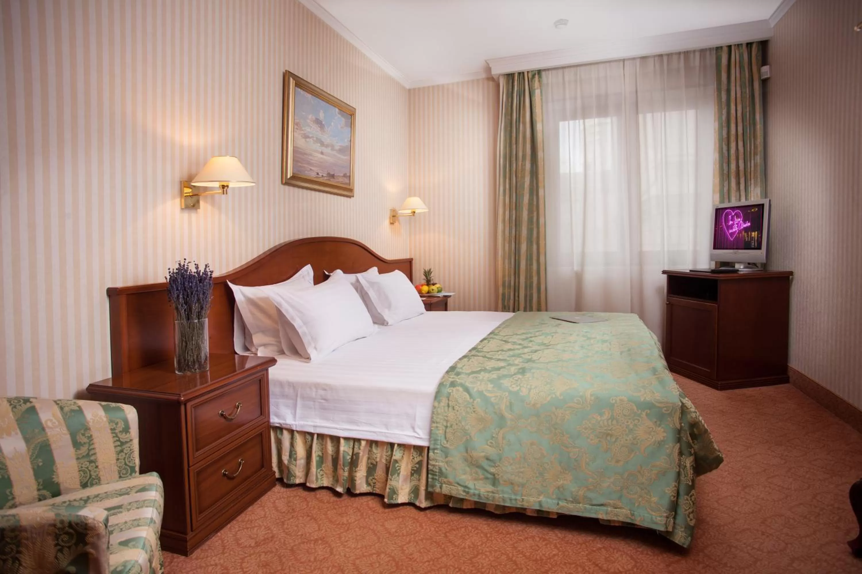 Spring, Bed in Hotel Otrada