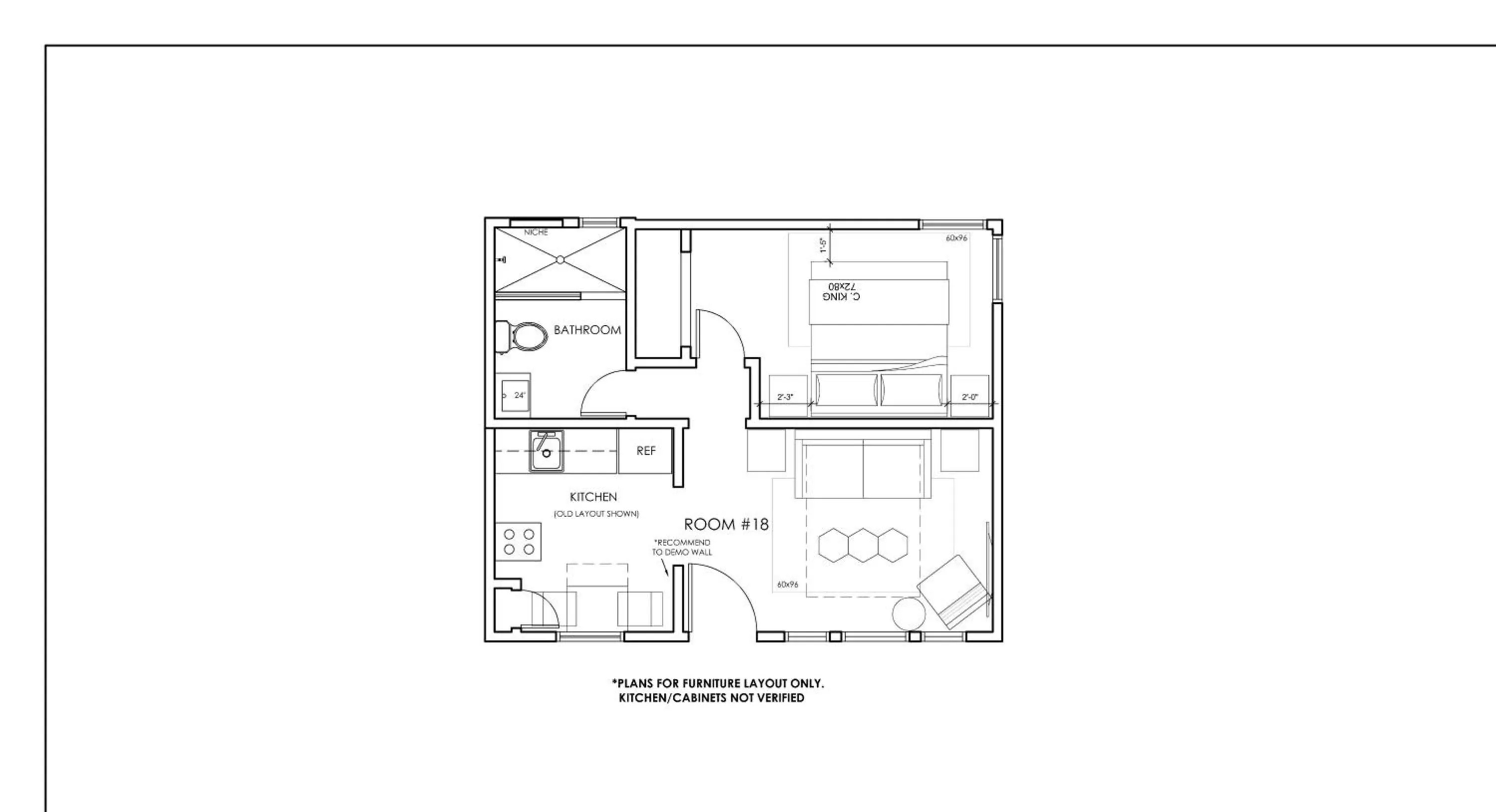 Floor plan in The Marbella