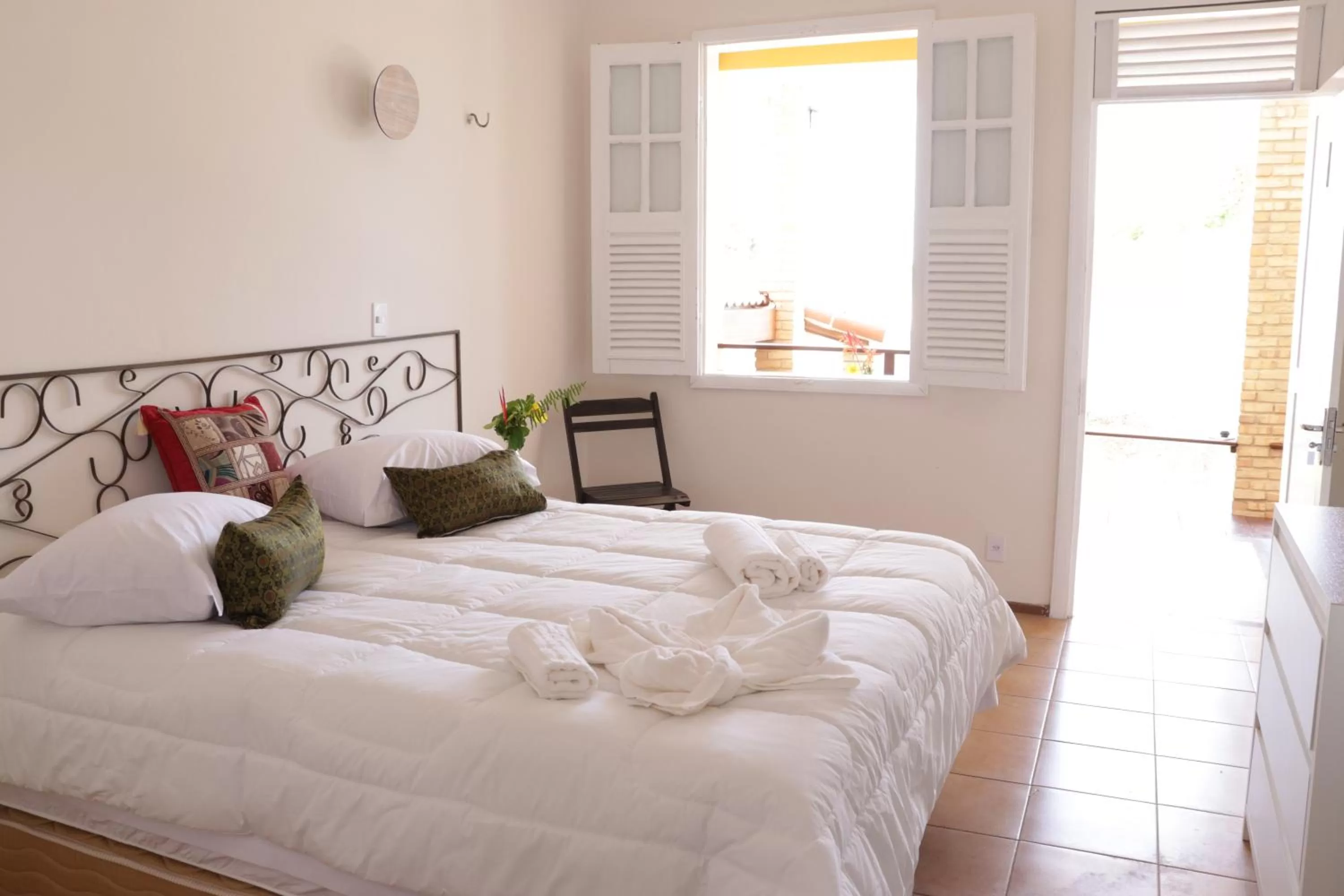 Bed in Pousada Saruê Natal Praia RN