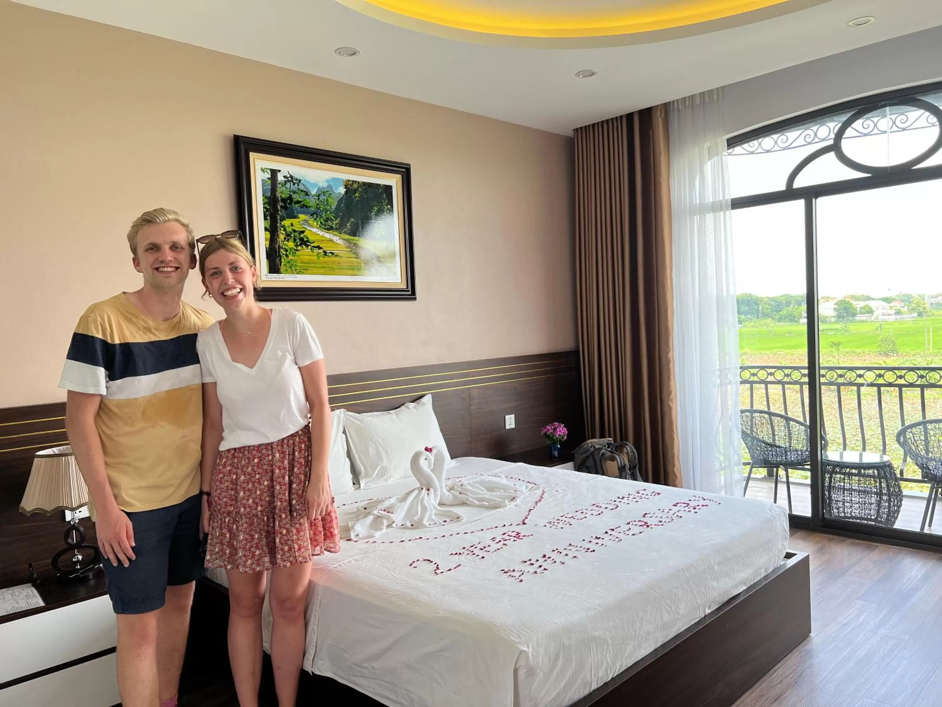 Photo of the whole room, Bed in Lotus Hotel Ninh Bình