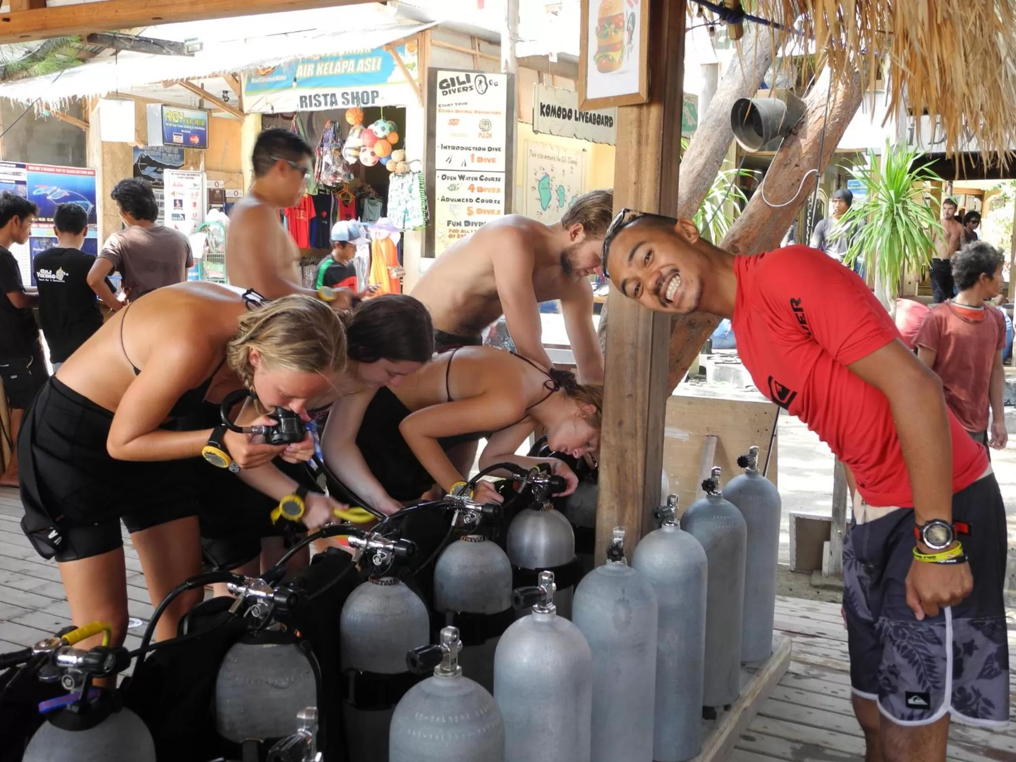 Diving in Gili Divers Hotel
