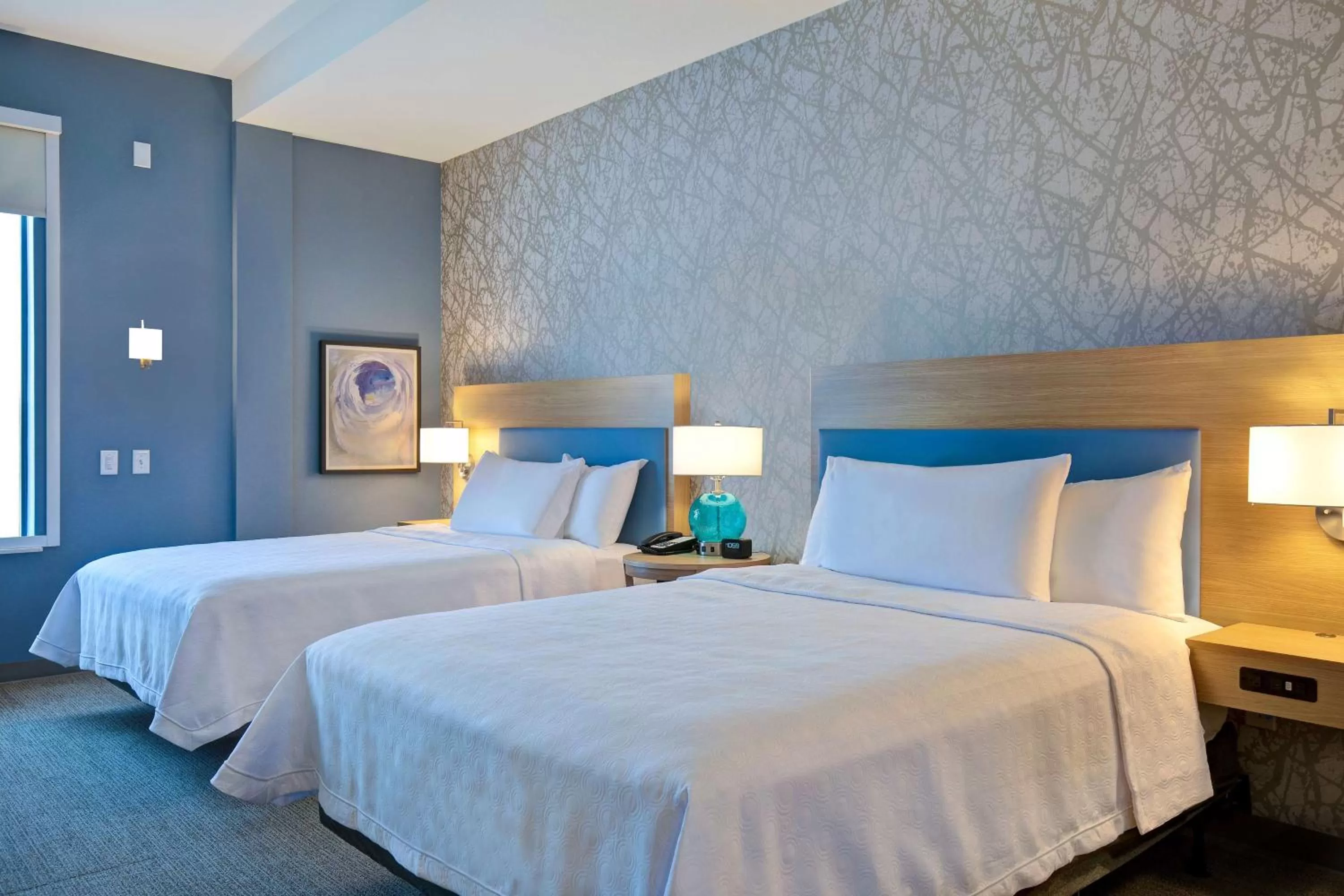 Bed in Home2 Suites By Hilton Lewisville Dallas