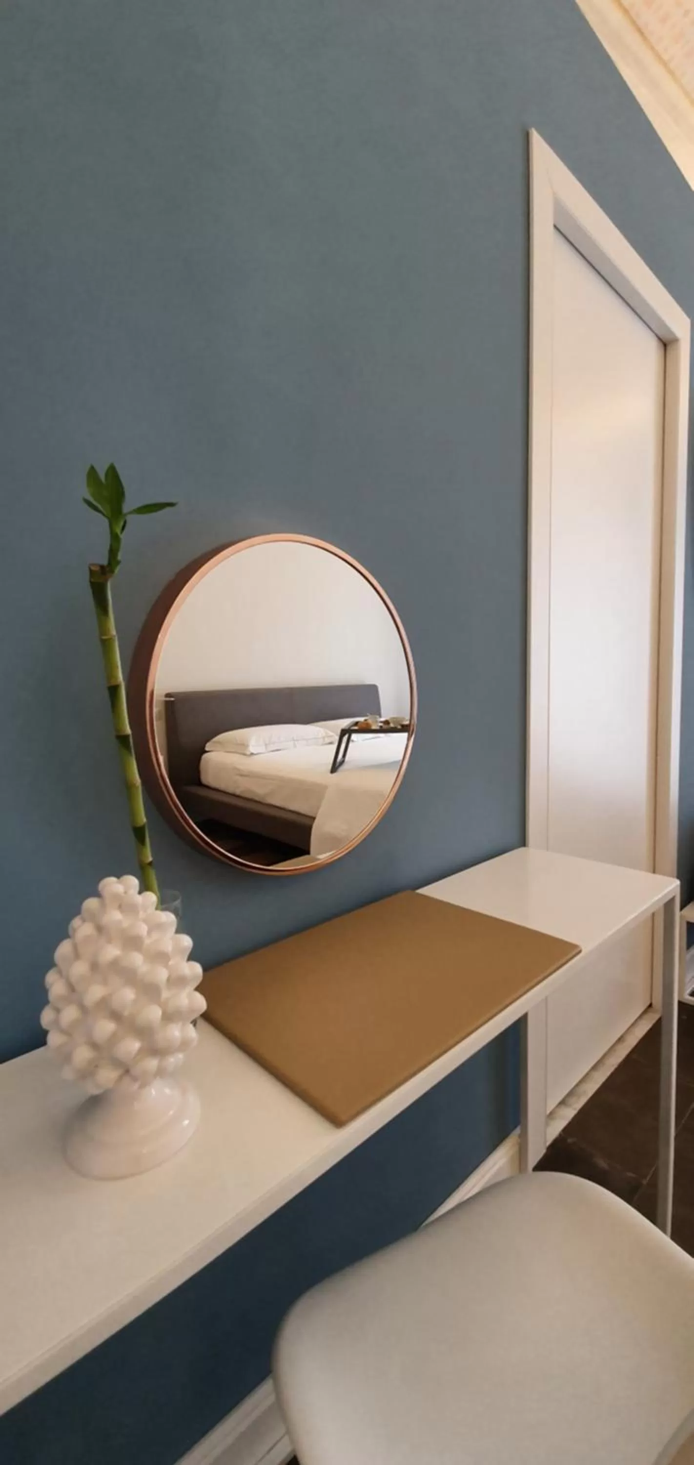 Decorative detail, Bed in Palazzo del Verga