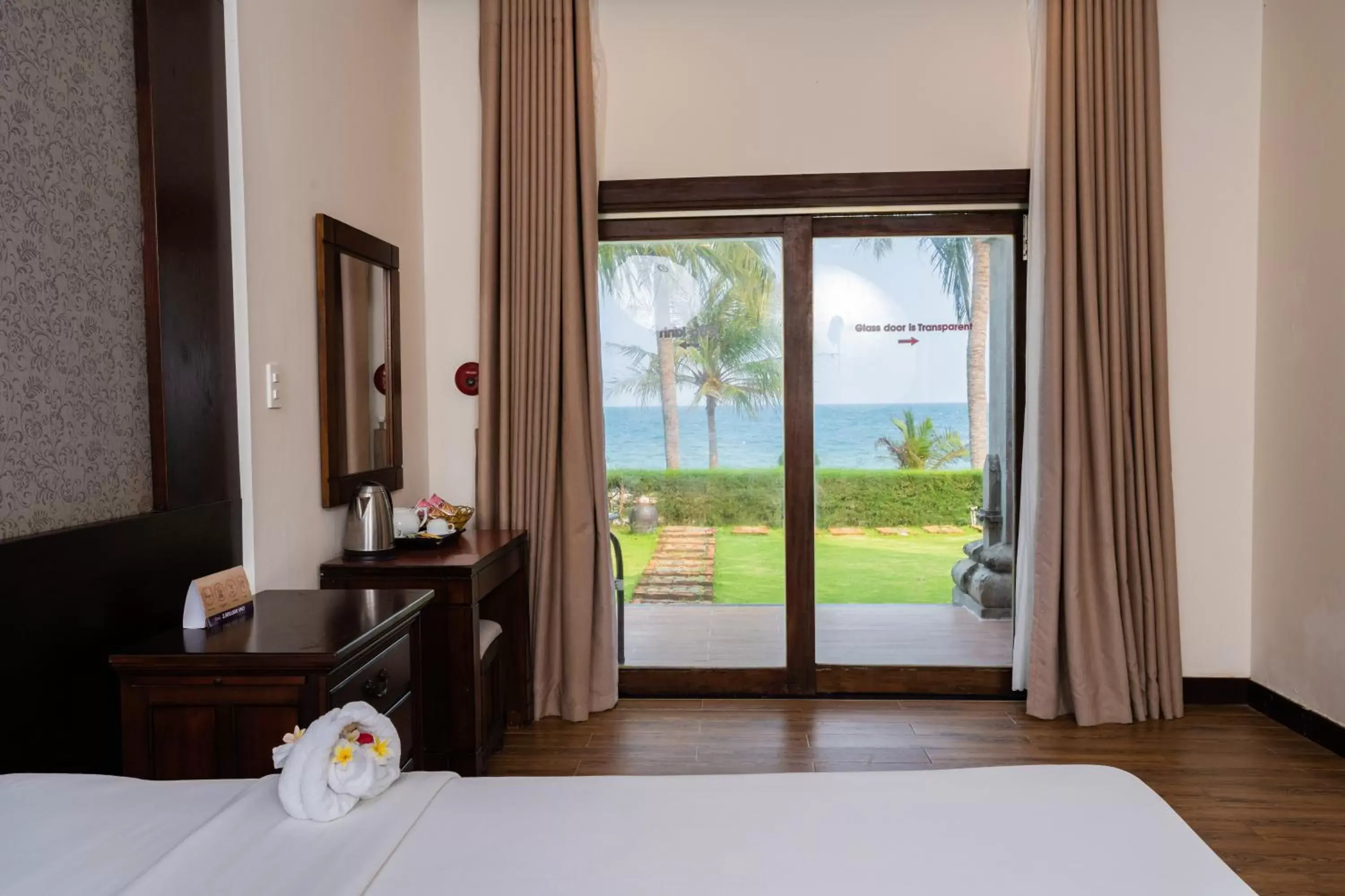 Senior Suite Double with Terrace - Oceanfront in TTC Resort Ninh Thuan - Unlimited Access to Water Park Senior Suite Double with Terrace - Oceanfront in TTC Resort Ninh Thuan - Unlimited Access to Water Park