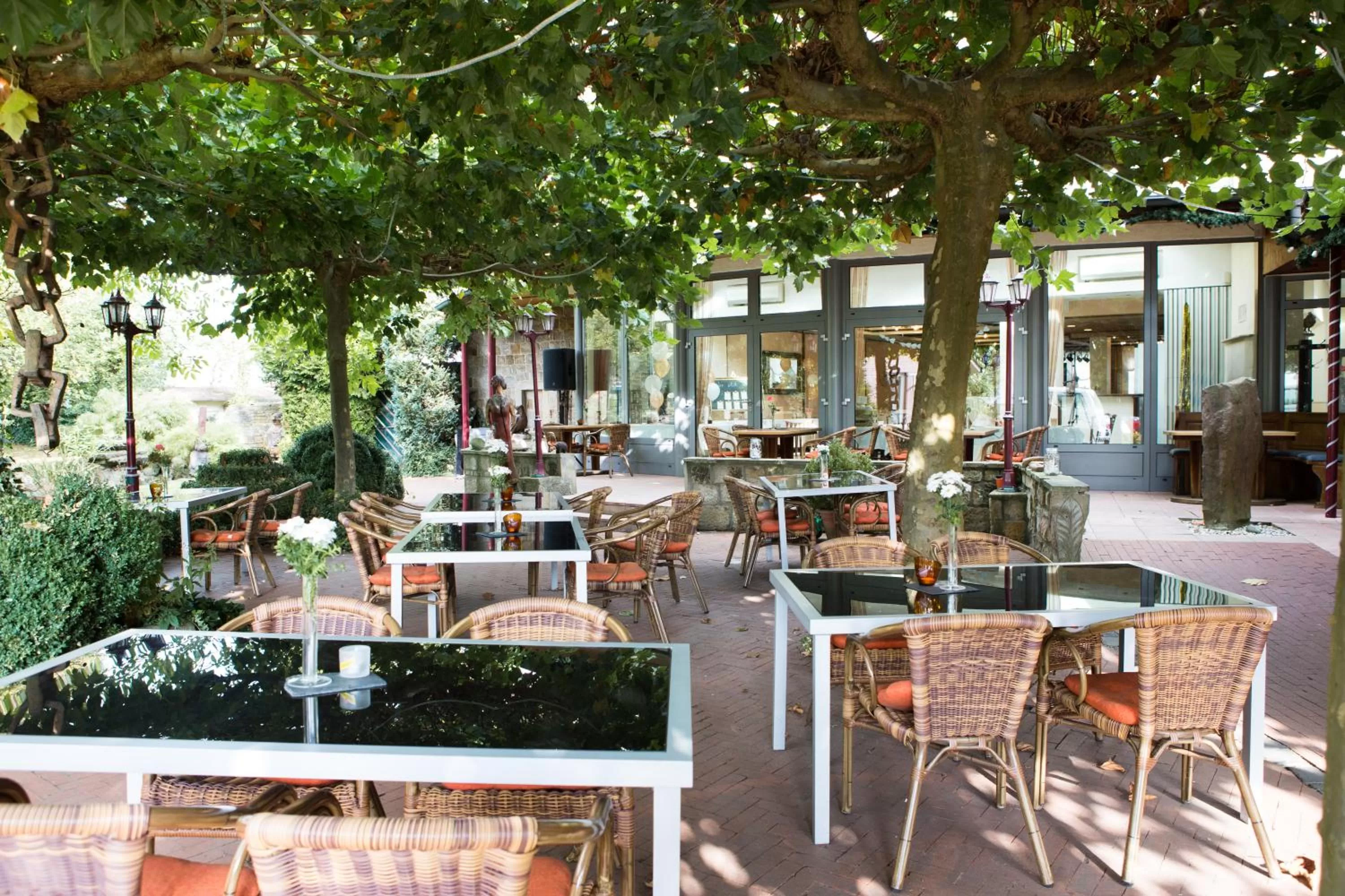 Balcony/Terrace, Restaurant/Places to Eat in Haus Hilckmann