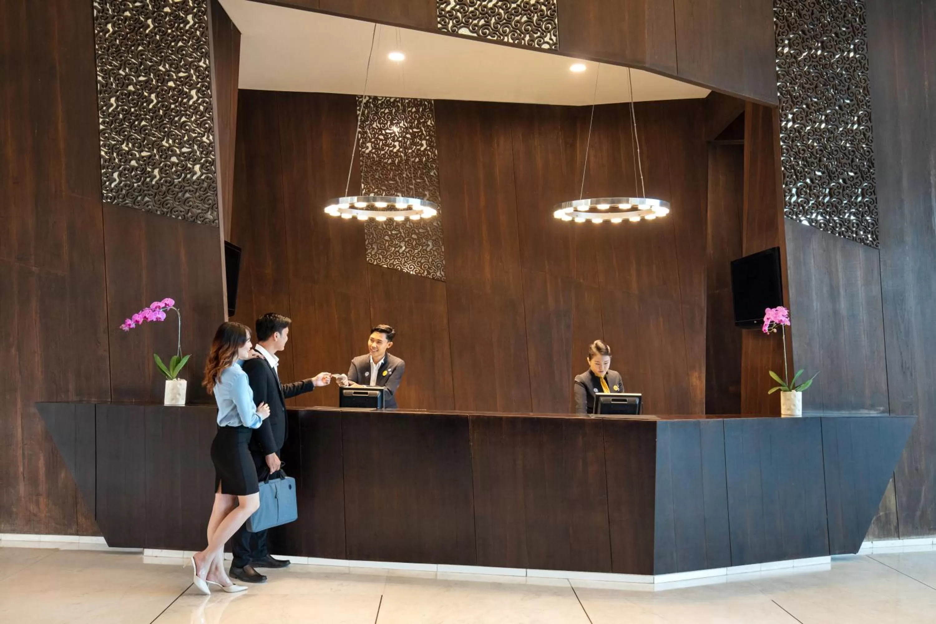 Lobby or reception in Novotel Lampung