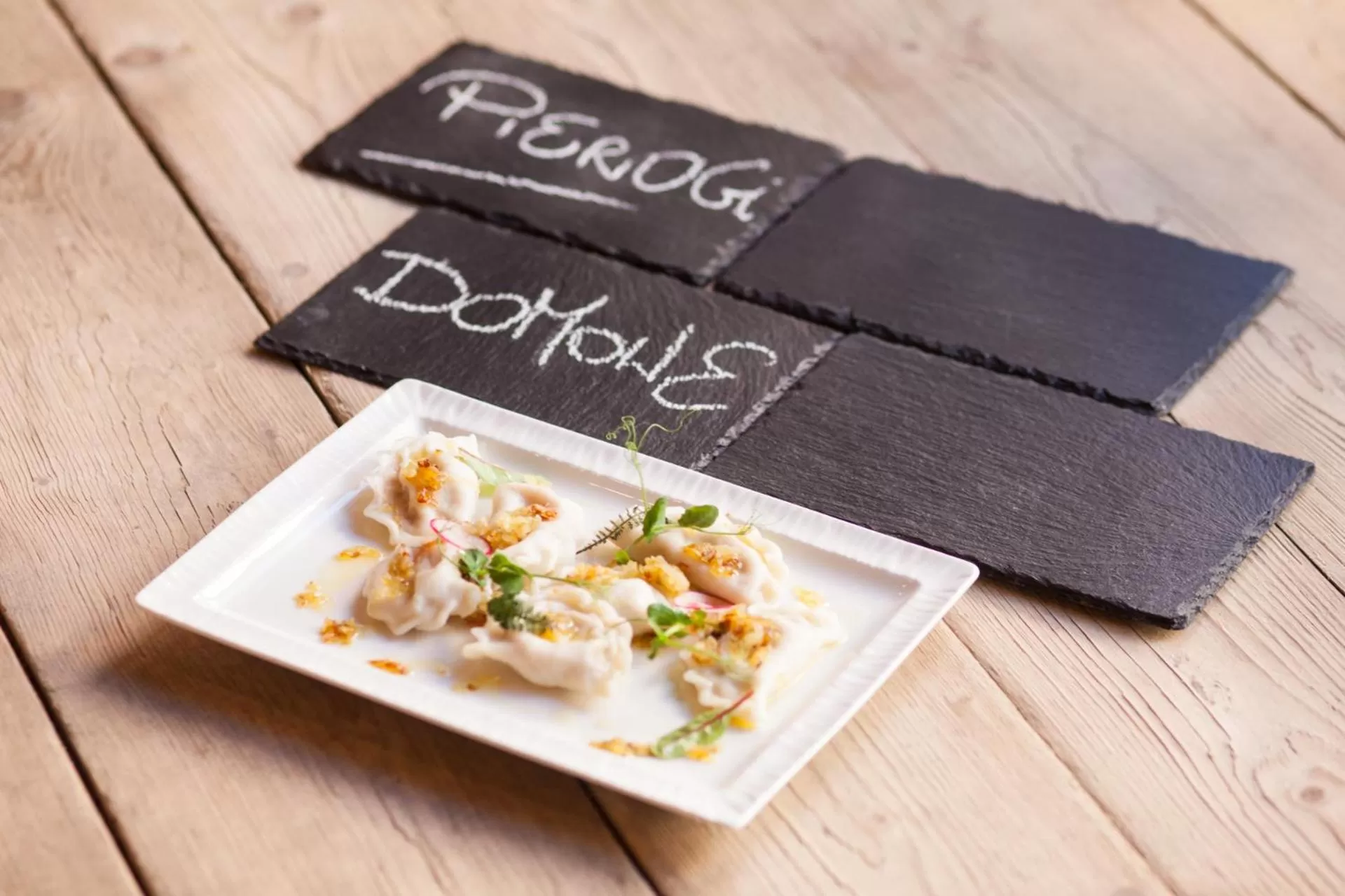 Food close-up in Hotel Restauracja Piwnica Rycerska