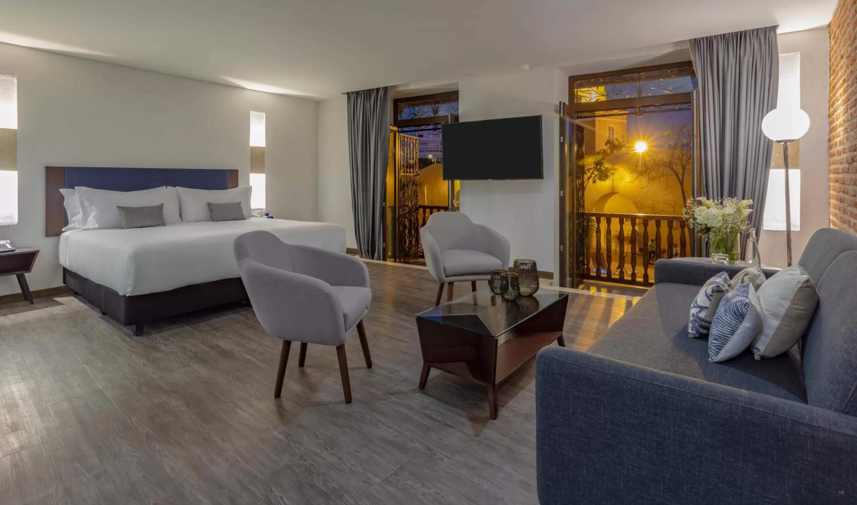 Photo of the whole room, Bed in Hotel Santa Catalina By OxoHotel