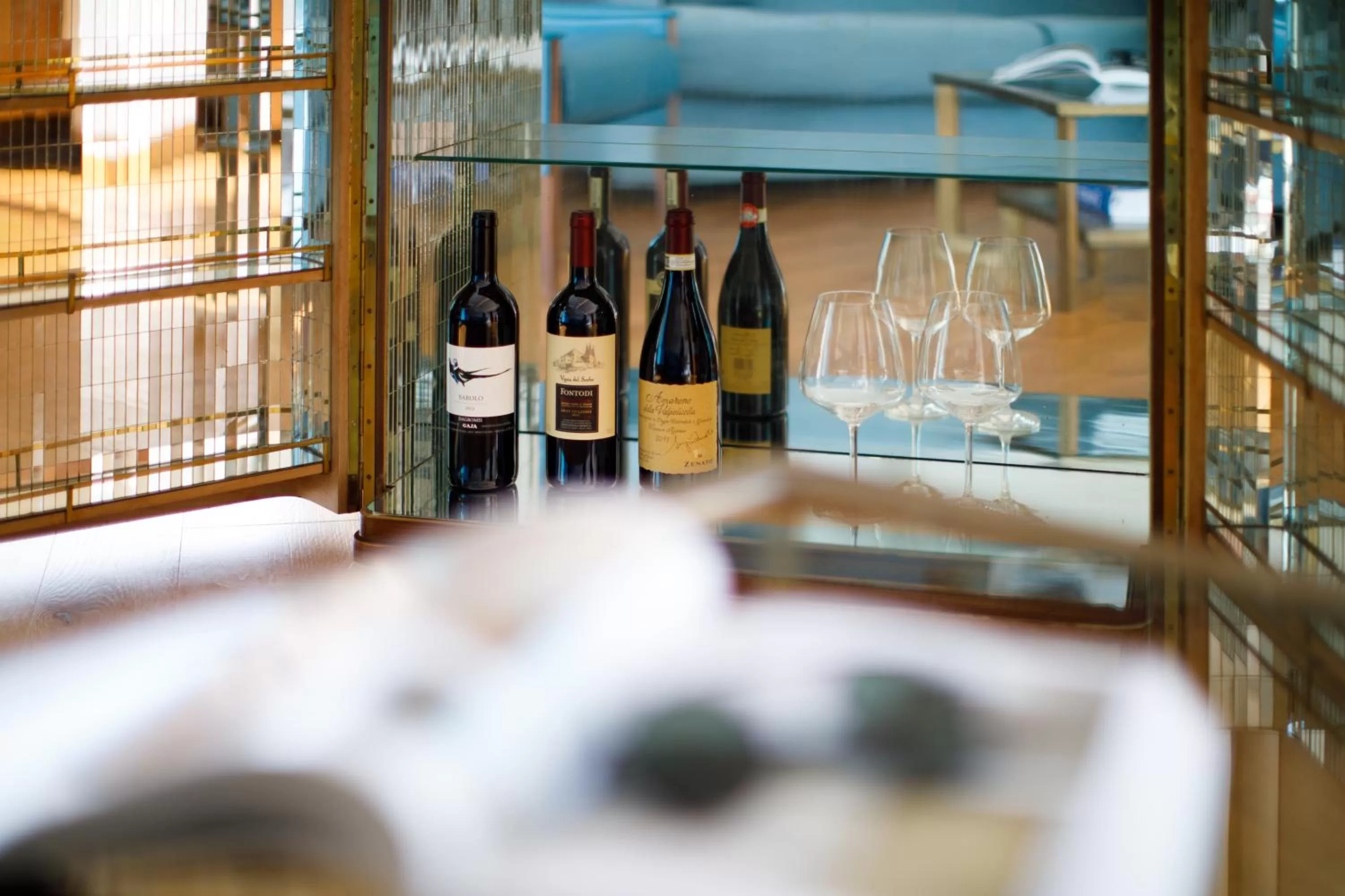 Seating area in Villa Fiorella Art Hotel