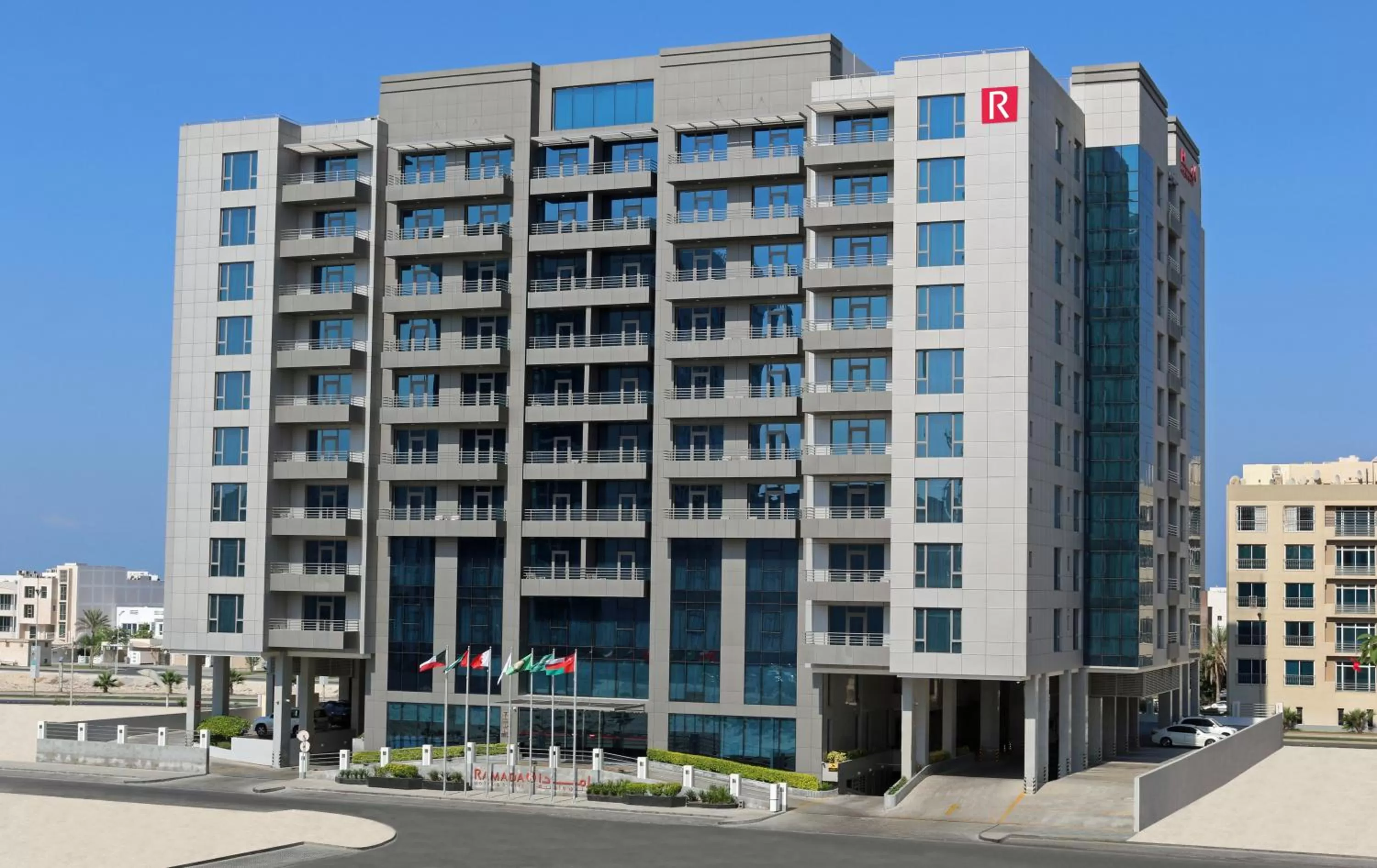 Property building in Ramada Hotel and Suites Amwaj Islands