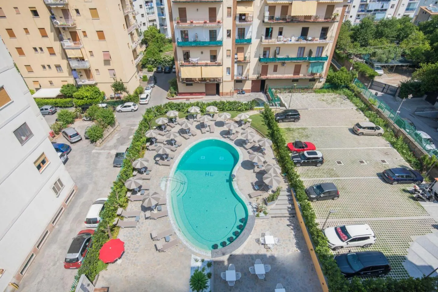 Bird's eye view in Hotel Leone