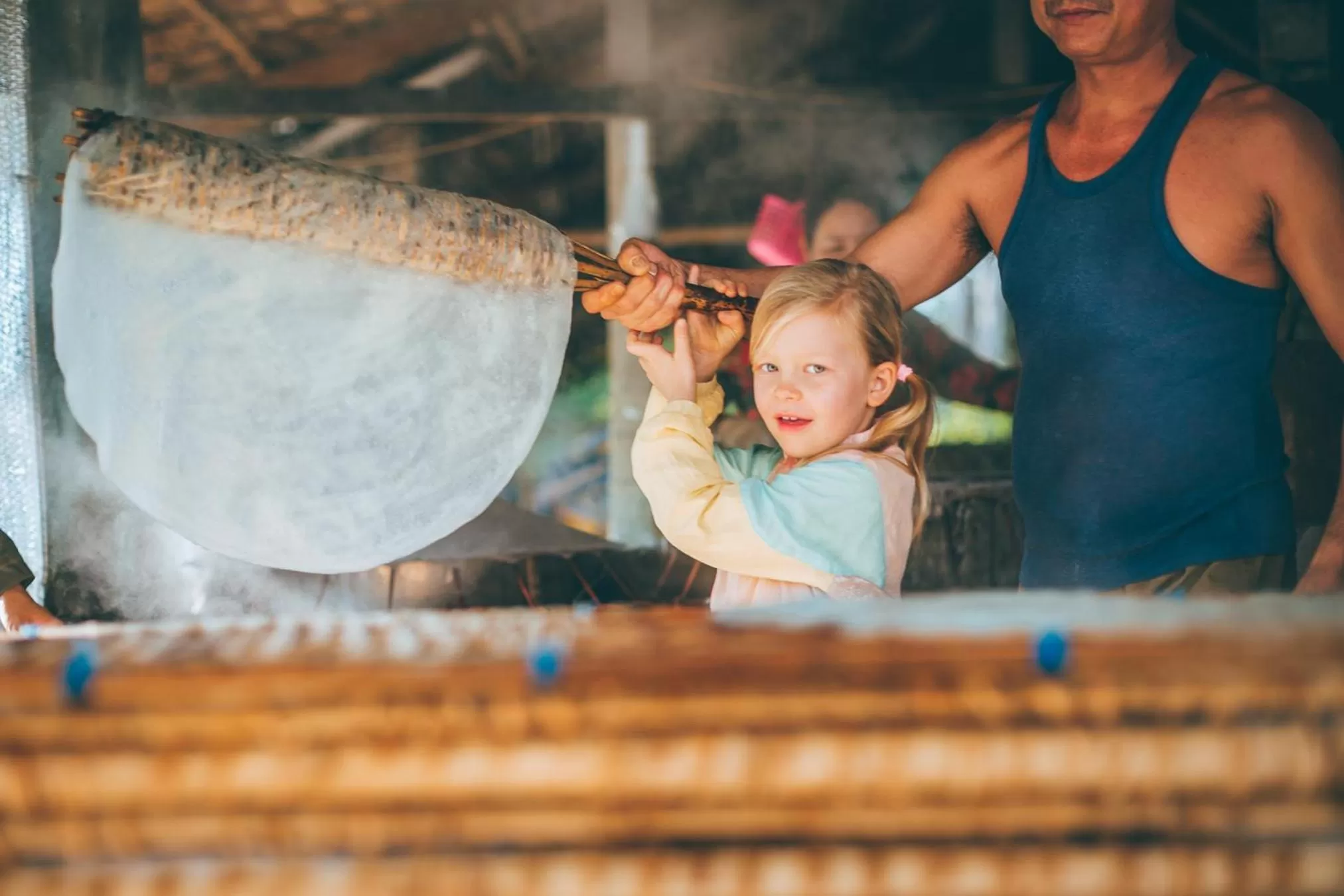 children in Can Tho Ecolodge
