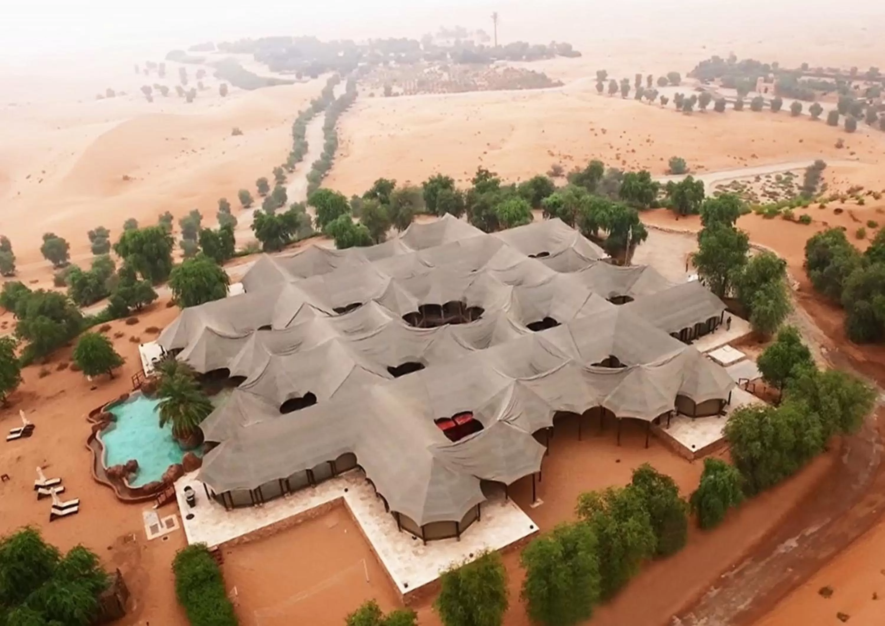 Bird's eye view in Telal Resort Al Ain