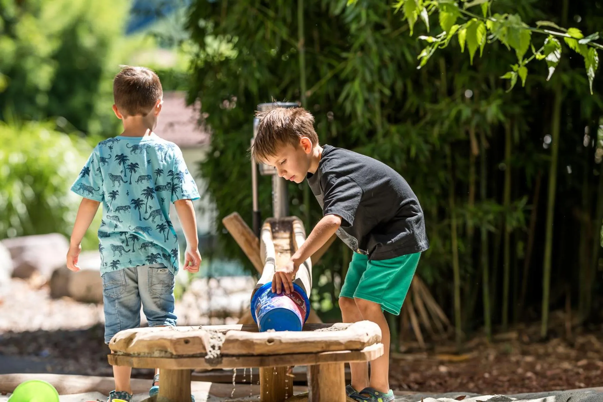 Children play ground in Hotel Das Dorner