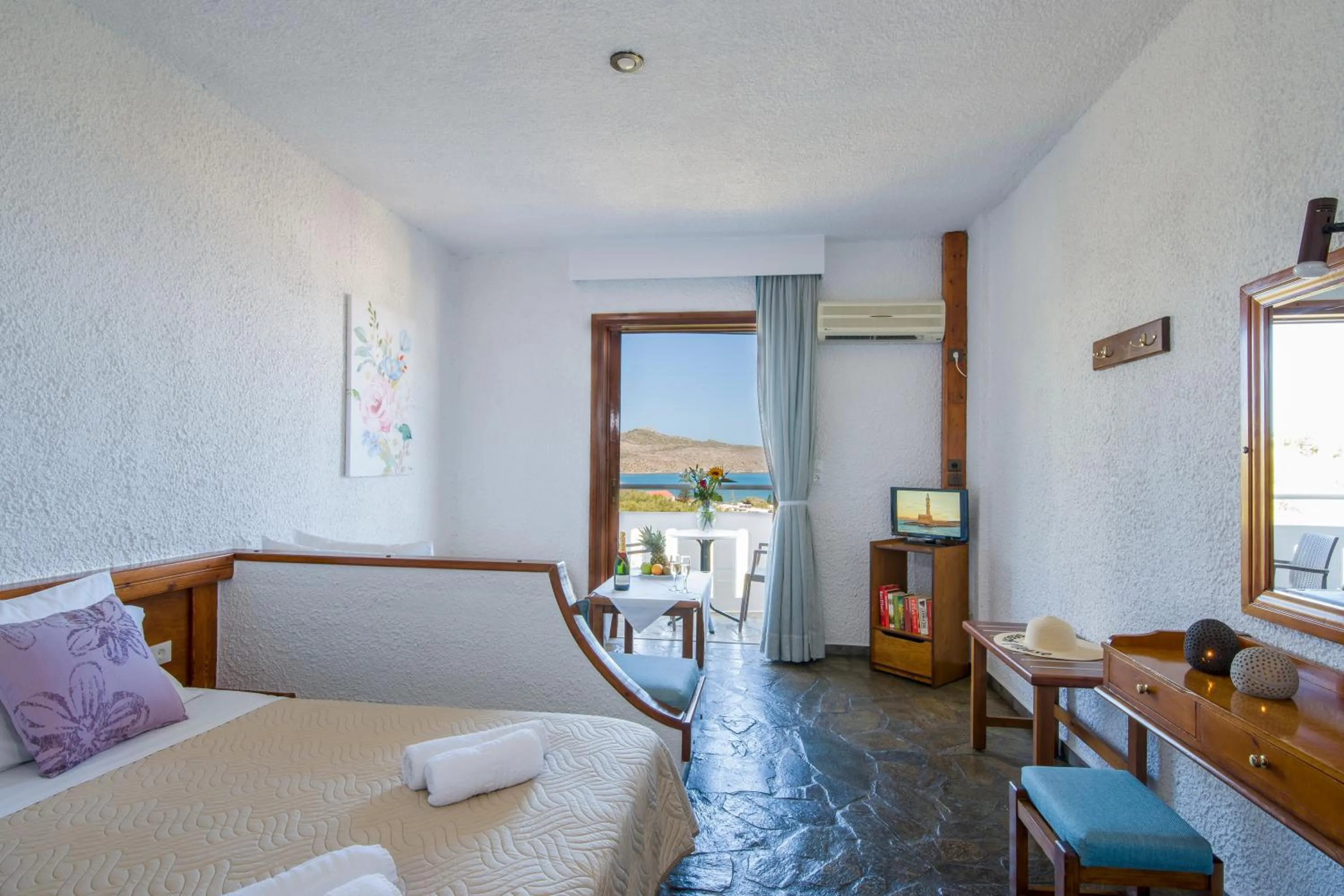 Bed in Folia Apartments Chania