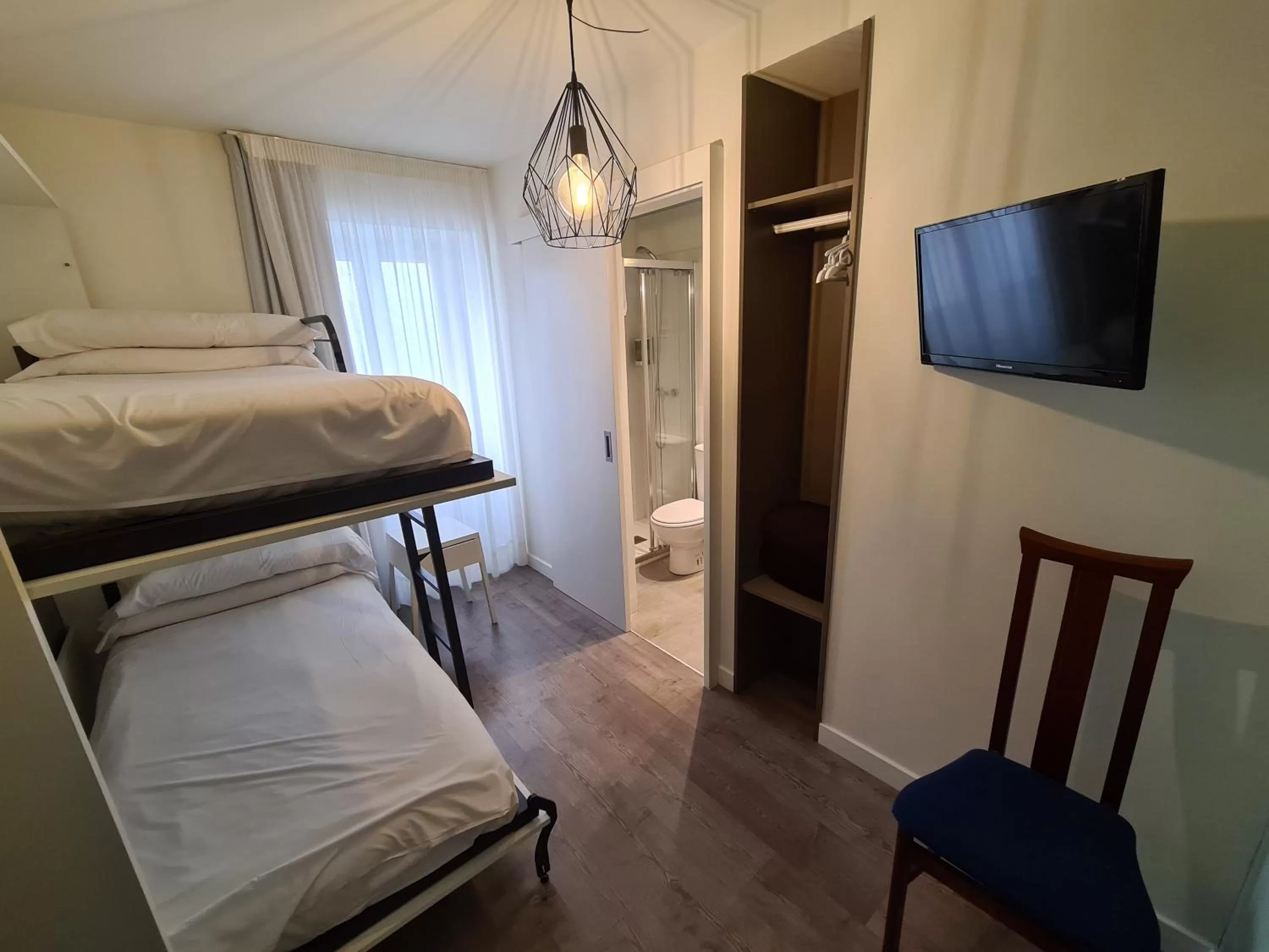 Bed in Hotel Jacobeo