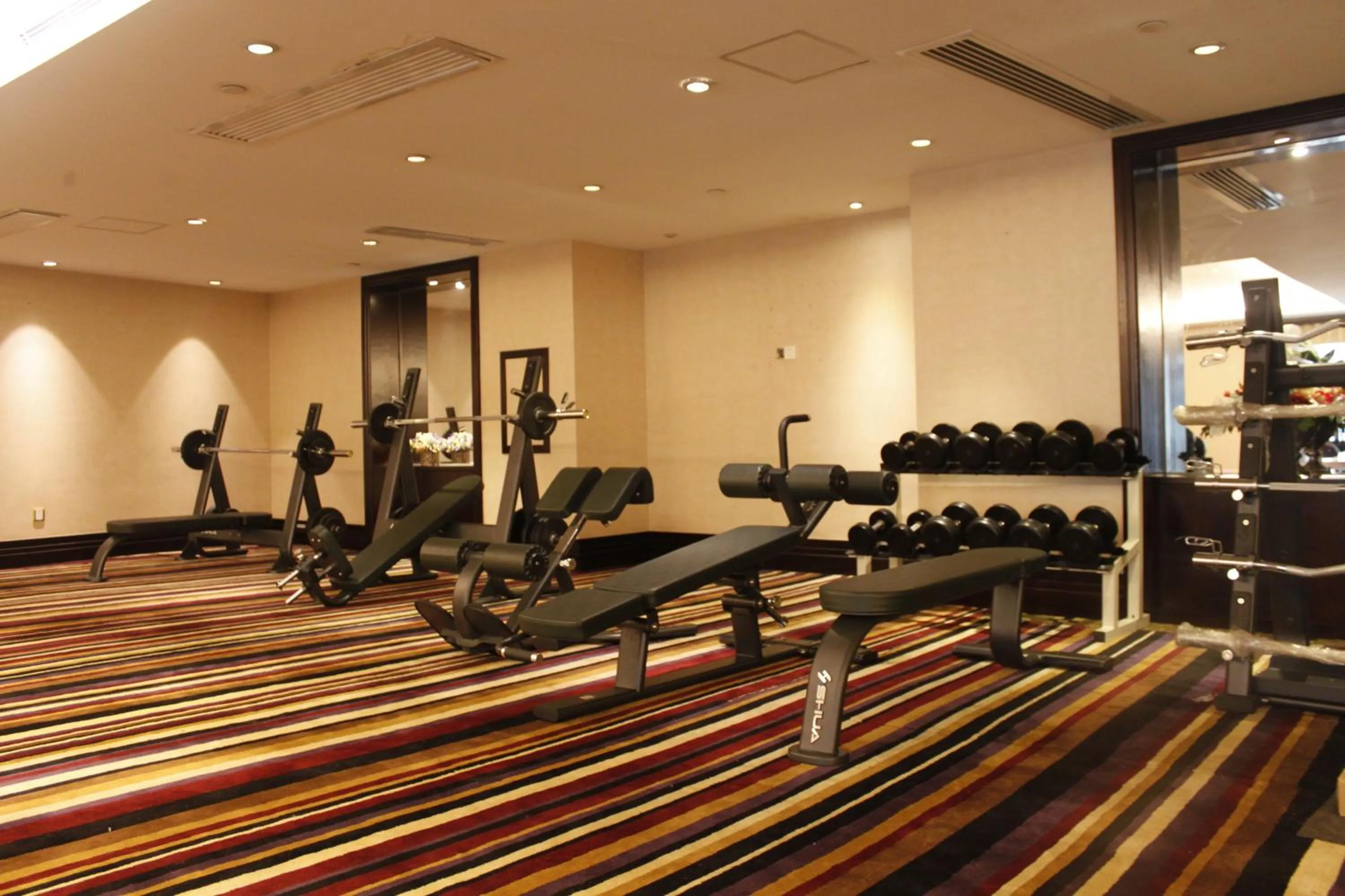 Fitness centre/facilities in Royal Mediterranean Hotel