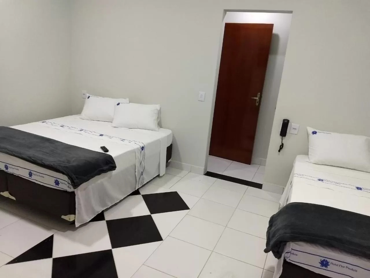 Bed in Hotel Flor Paulista