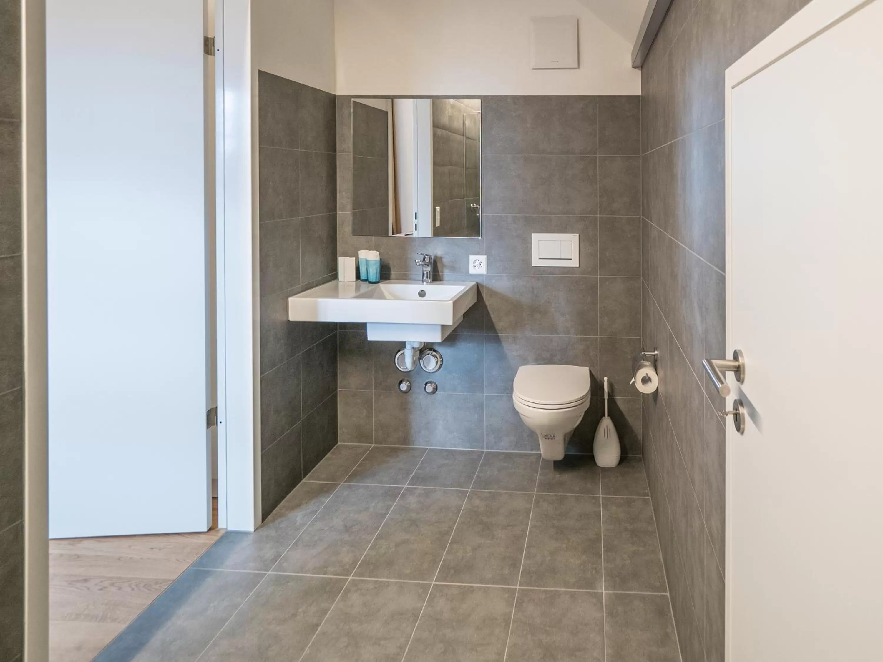 Bathroom in Aparthotel Bären