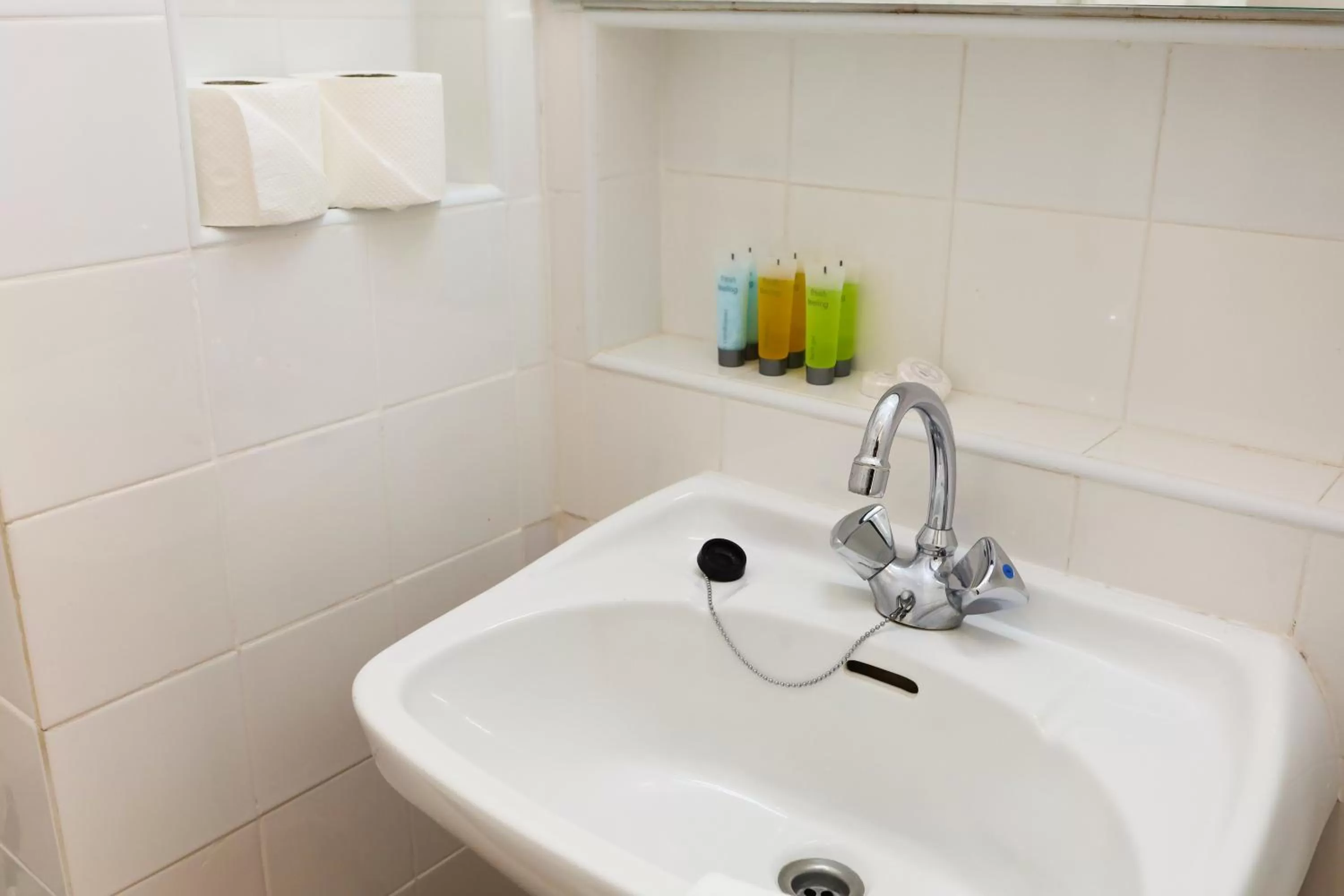Bathroom in Axiothea Hotel
