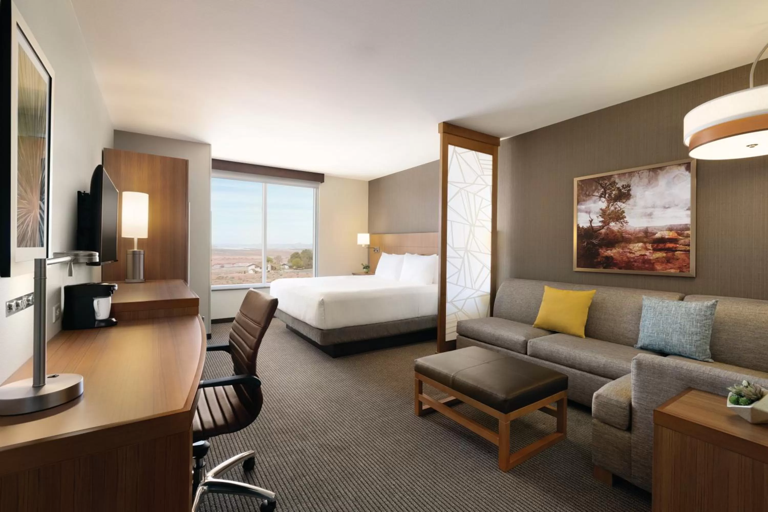 Living room, Bed in Hyatt Place Page Lake Powell