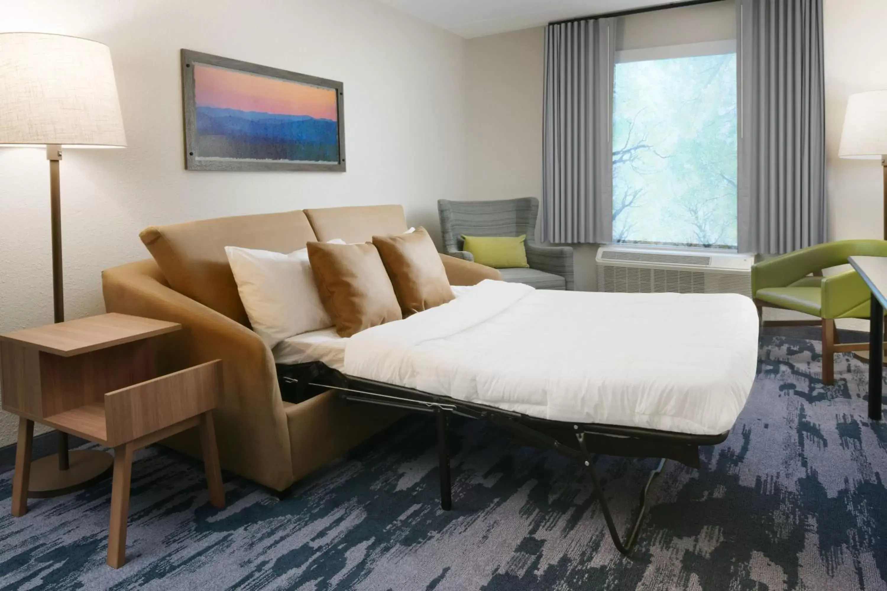 King Studio Suite with Sofa Bed - Hearing Accessible in Fairfield Inn & Suites by Marriott Pottstown Limerick King Studio Suite with Sofa Bed - Hearing Accessible in Fairfield Inn & Suites by Marriott Pottstown Limerick