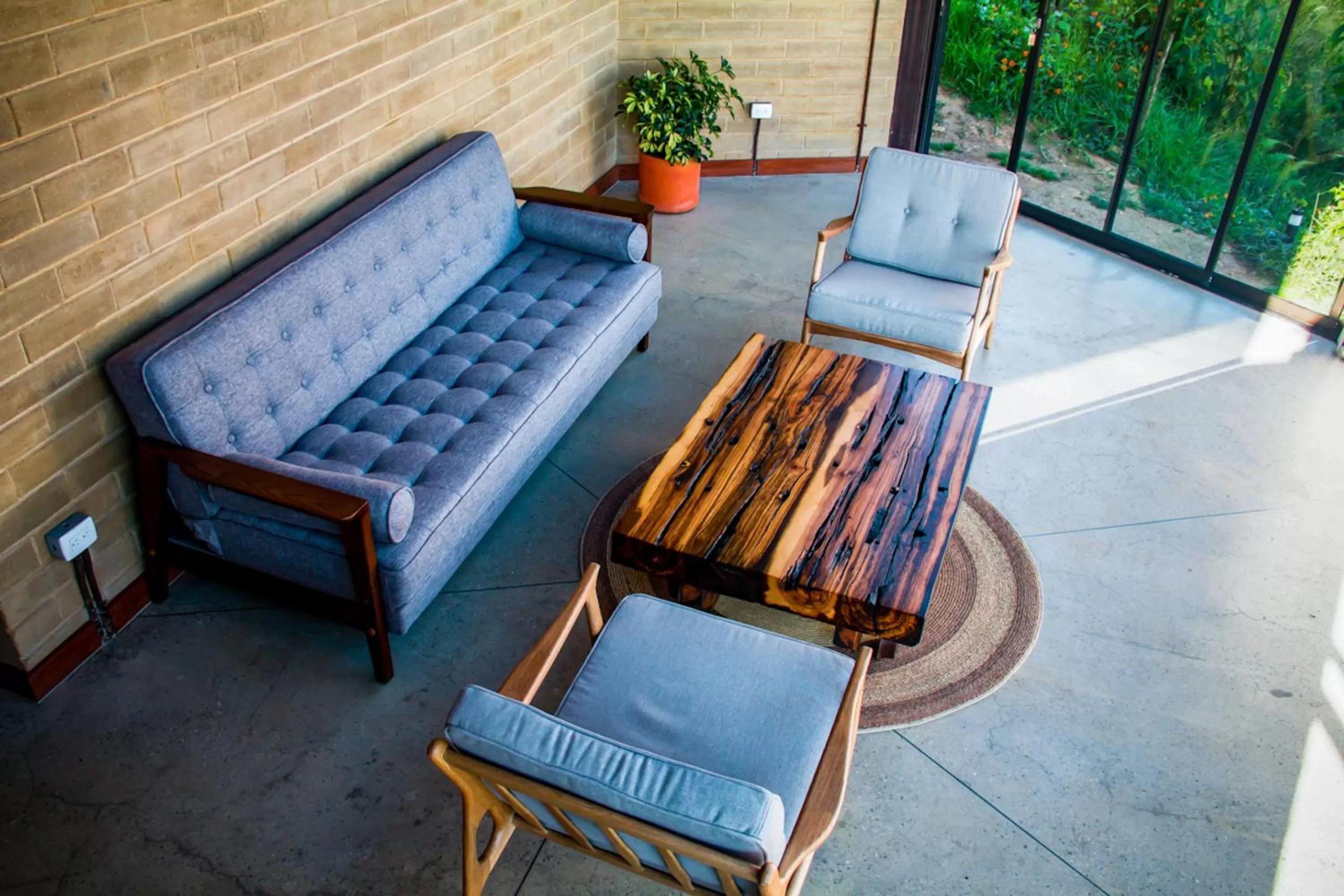 Living room in Cannua Lodge
