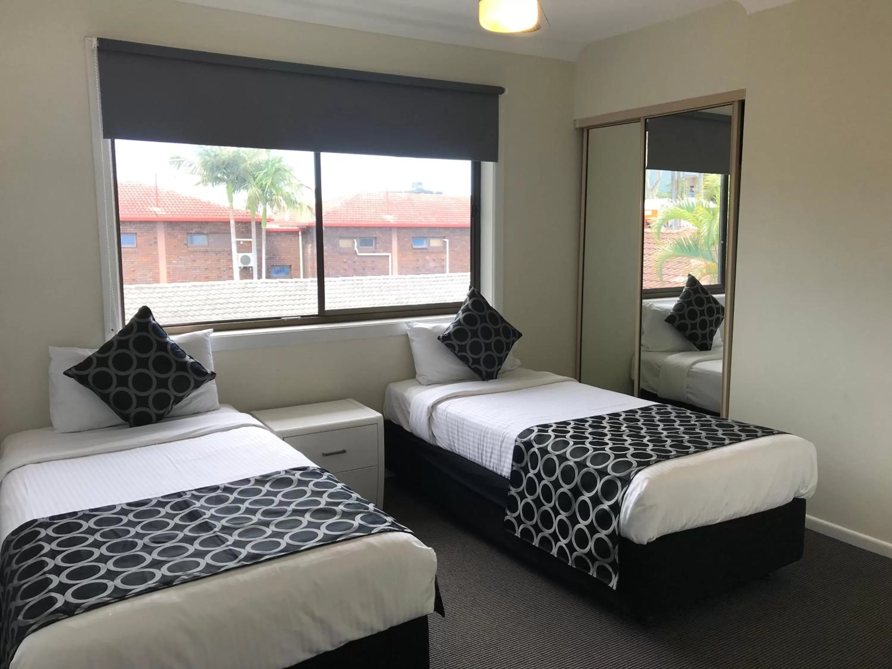 Bed in Coffs Shearwater Motel