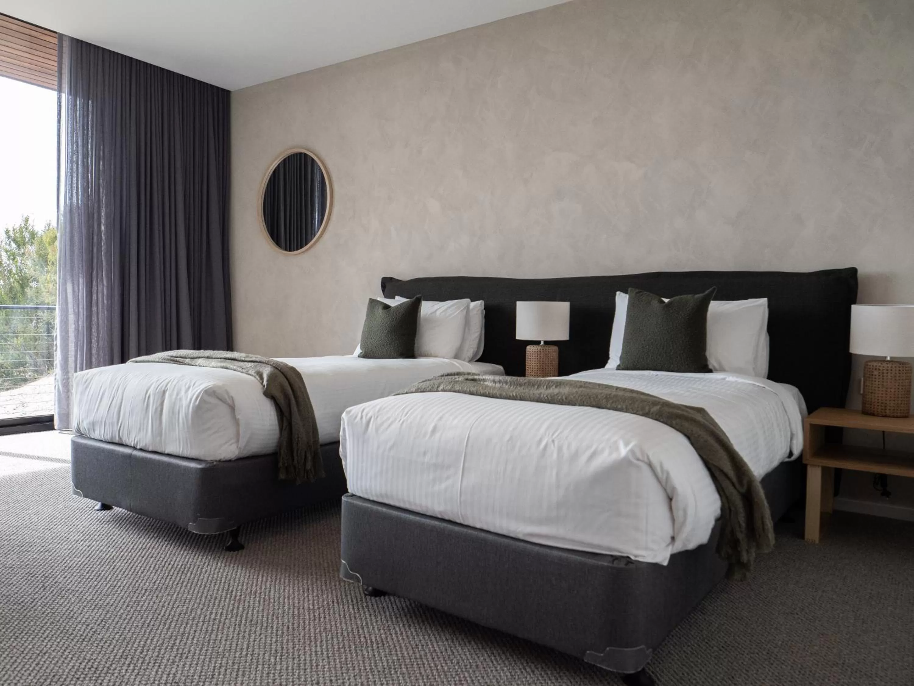 Bed in Links Lodge at The Dunes