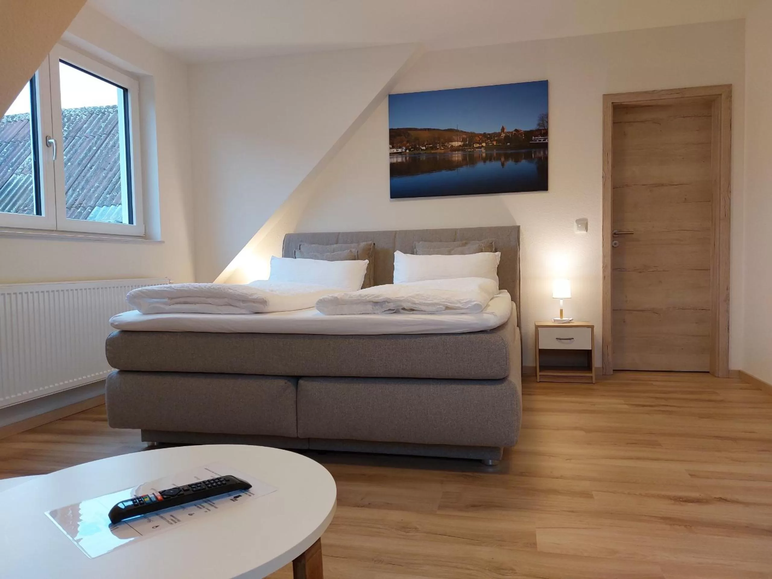 Bedroom, Bed in Gasthaus Goldener Stern