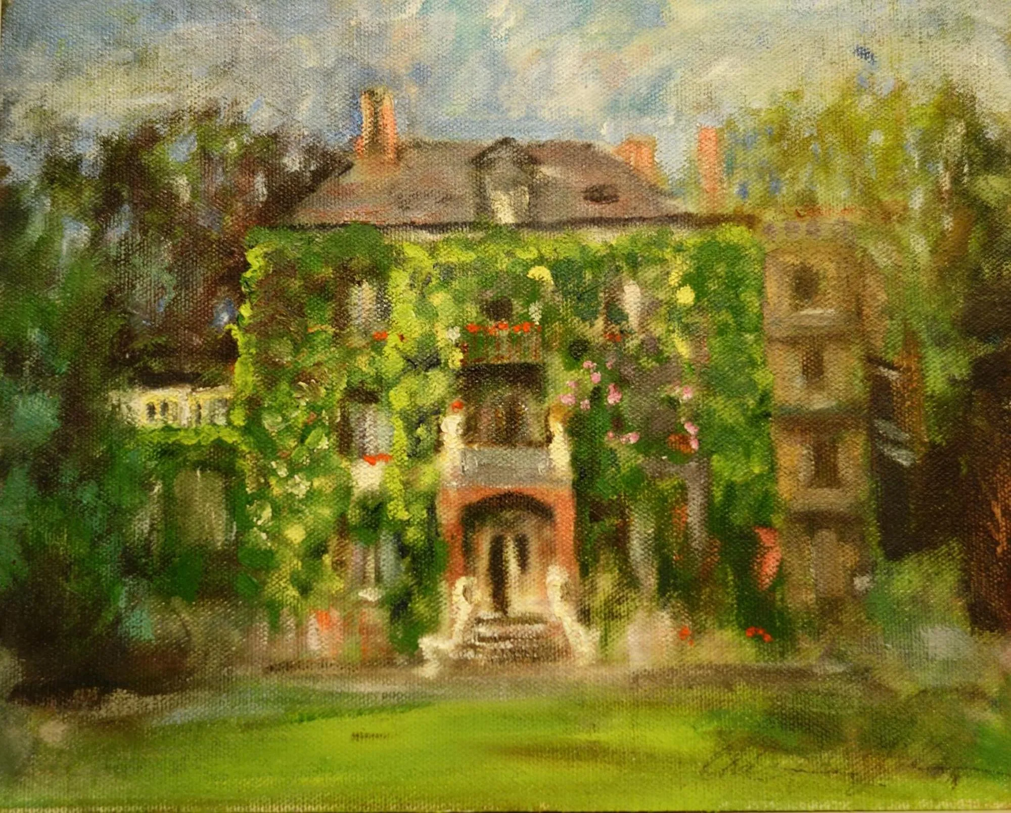 Decorative detail in Belle Isle Sur Risle - Chateau Hotel & Spa