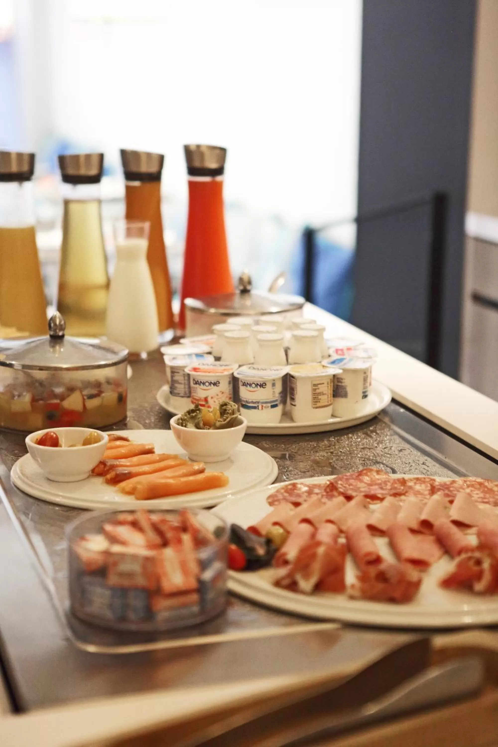 Buffet breakfast in Best Western Plus Hôtel La Joliette