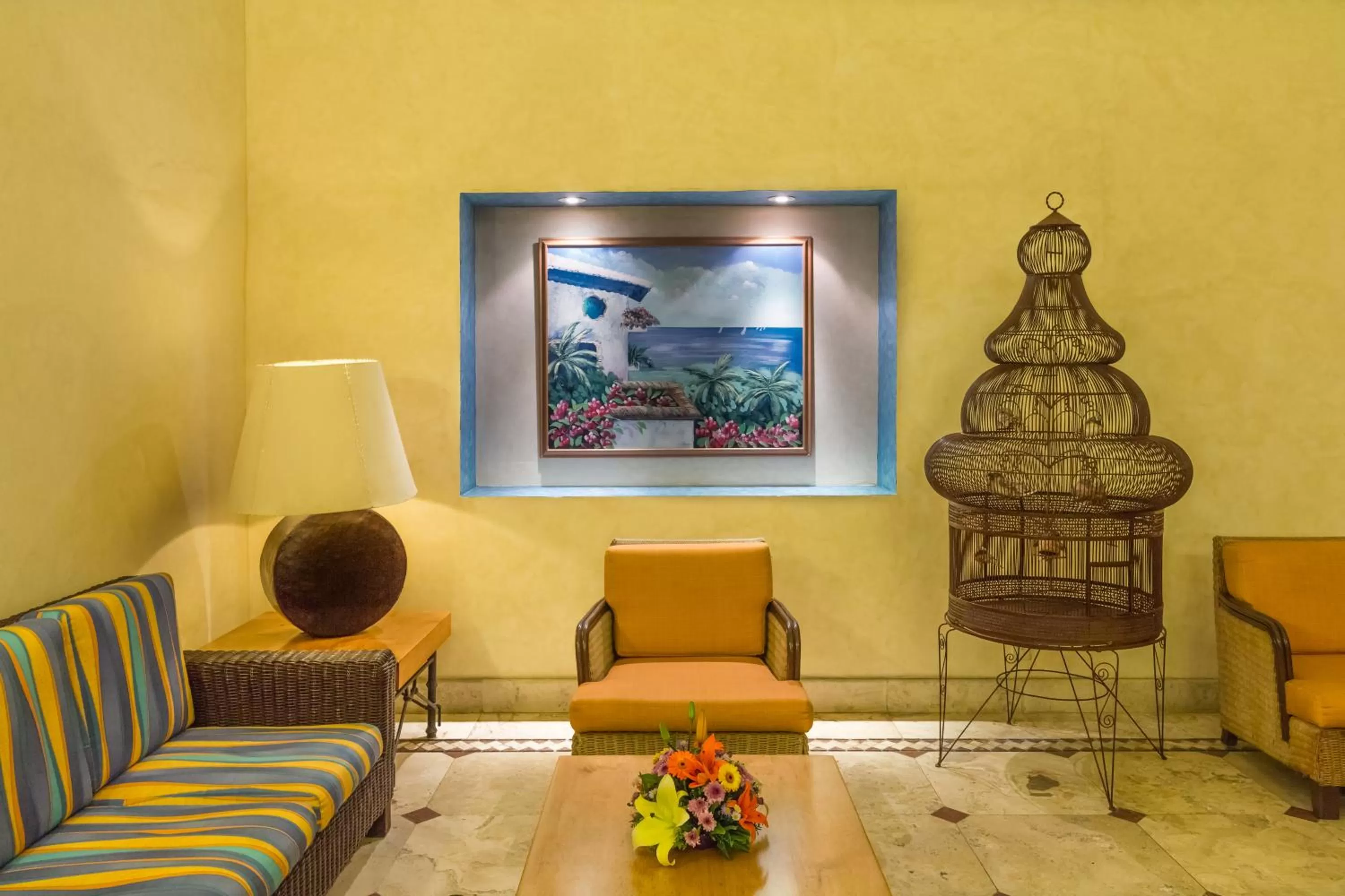 Lobby or reception in Posada Real Ixtapa