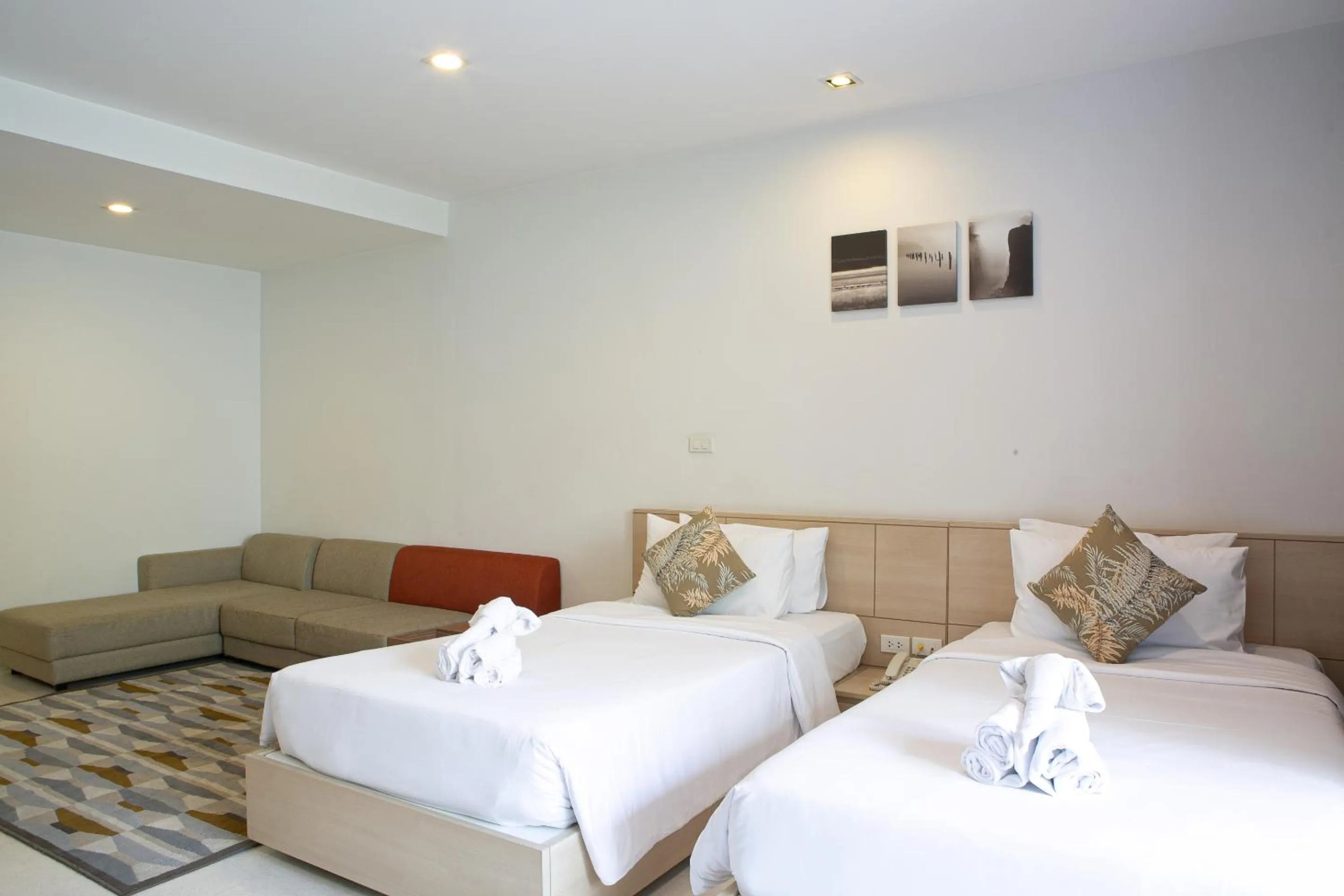 Bed in The Silver Palm Wellness Resort