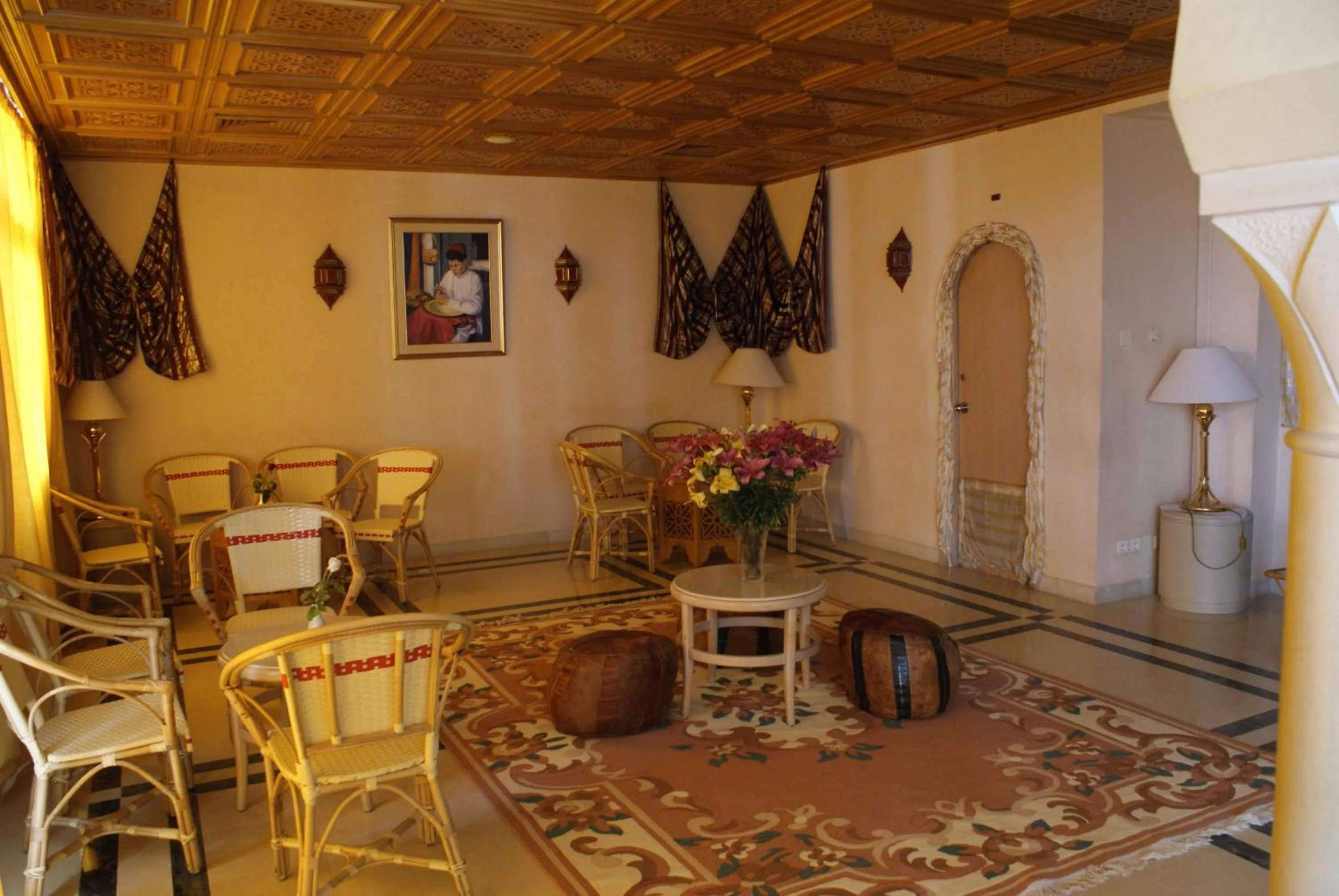 Decorative detail in El Mouradi Hammamet