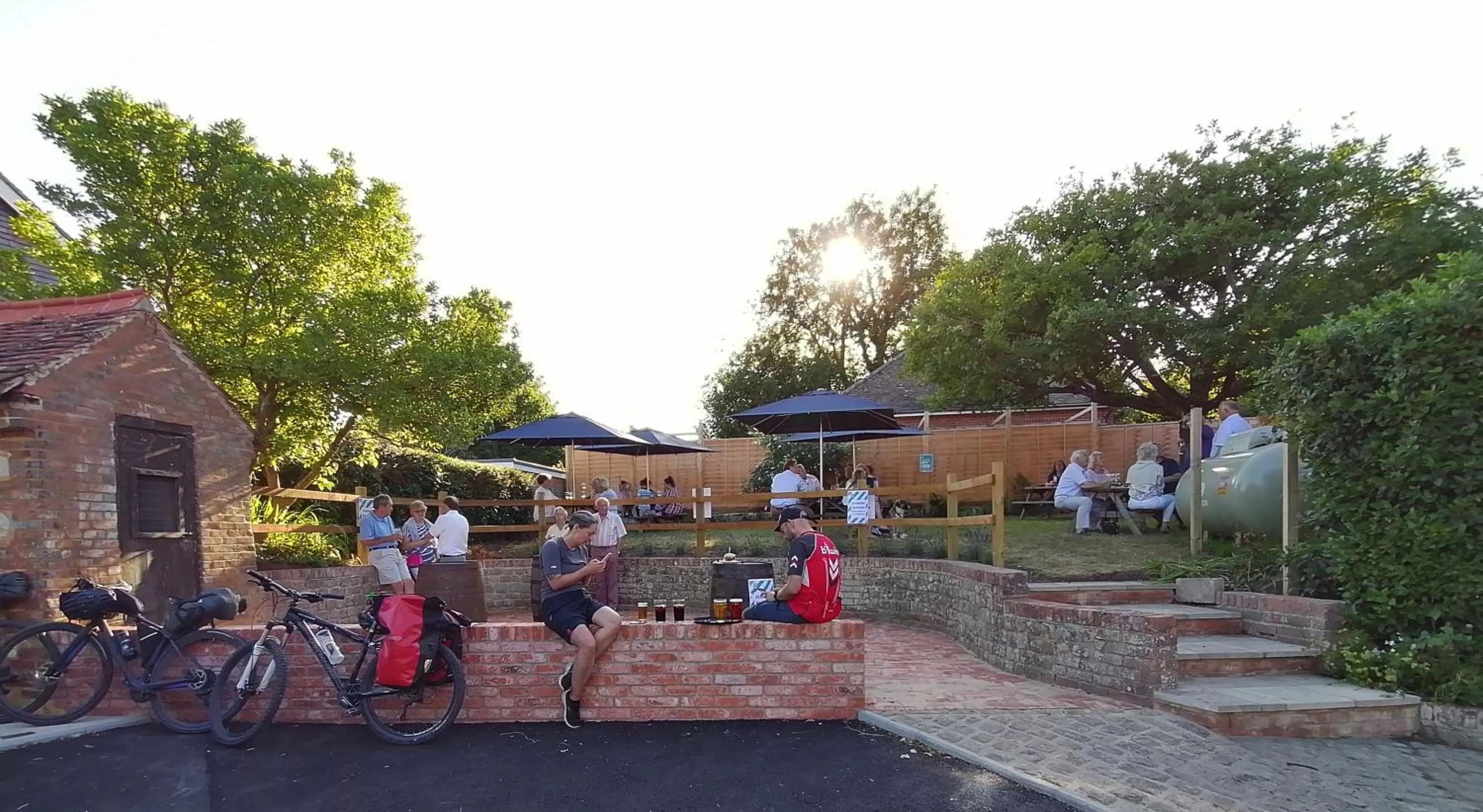 Garden in The Blue Bell Pub and Rooms